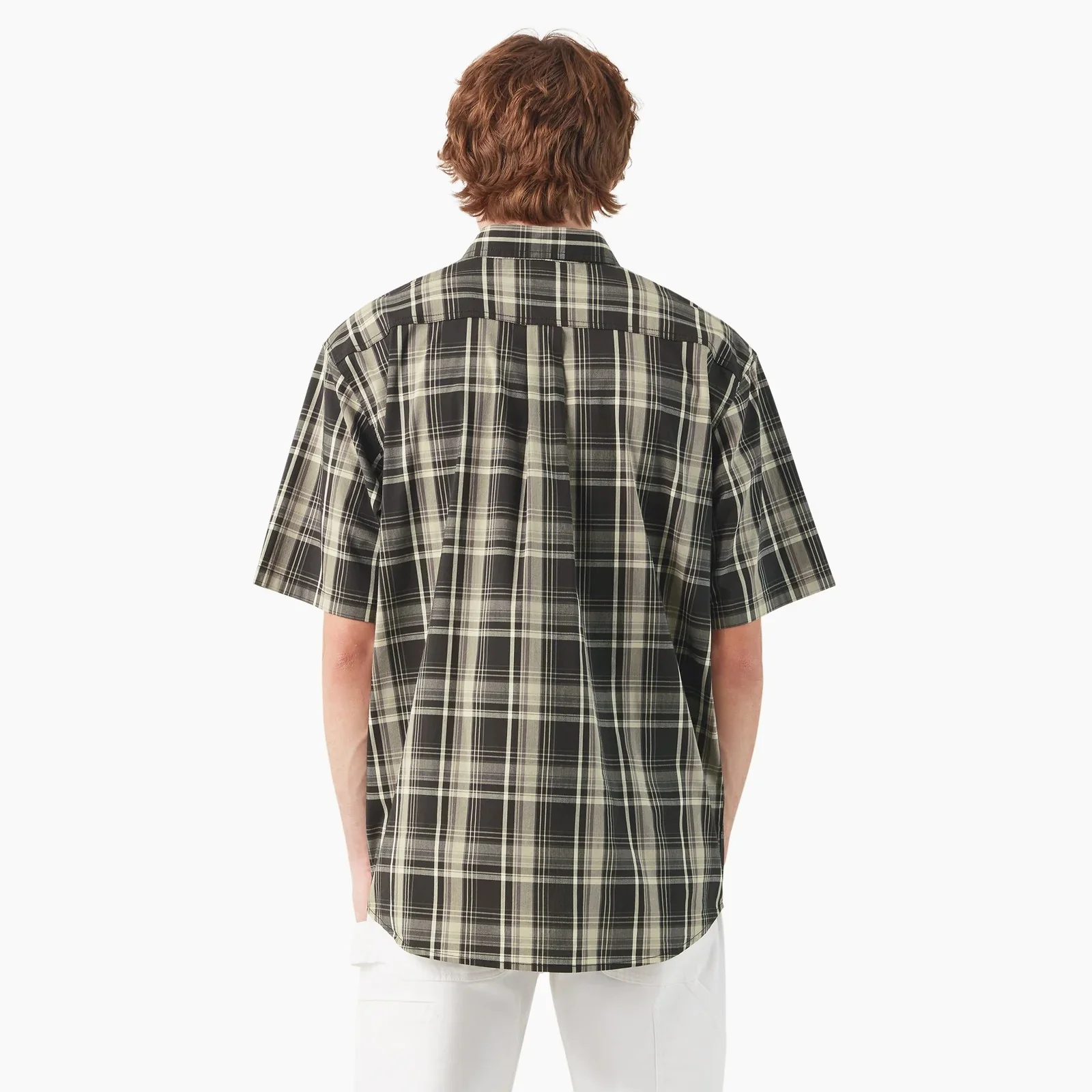 Dickies Men's FLEX Woven Short Sleeve Button-Down Shirt - Image 4