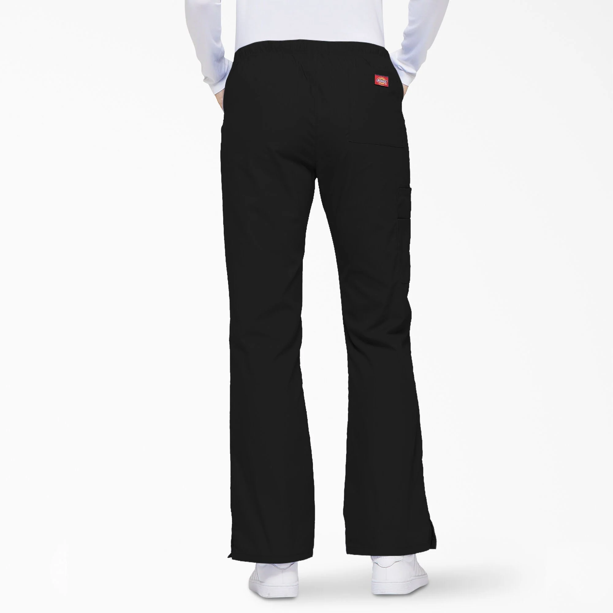 Dickies Women's Mid-Rise Drawstring Cargo Scrub Pant - Image 2