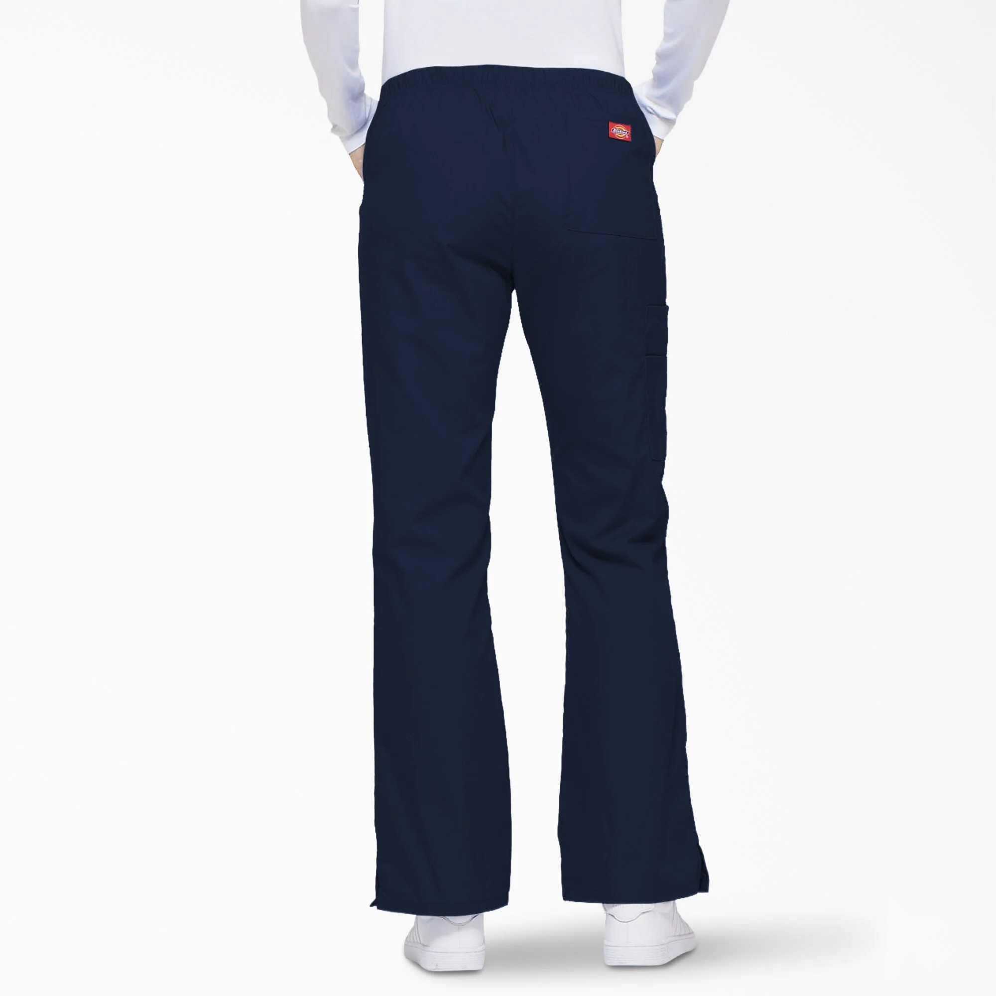 Dickies Women's Mid-Rise Drawstring Cargo Scrub Pant - Image 6