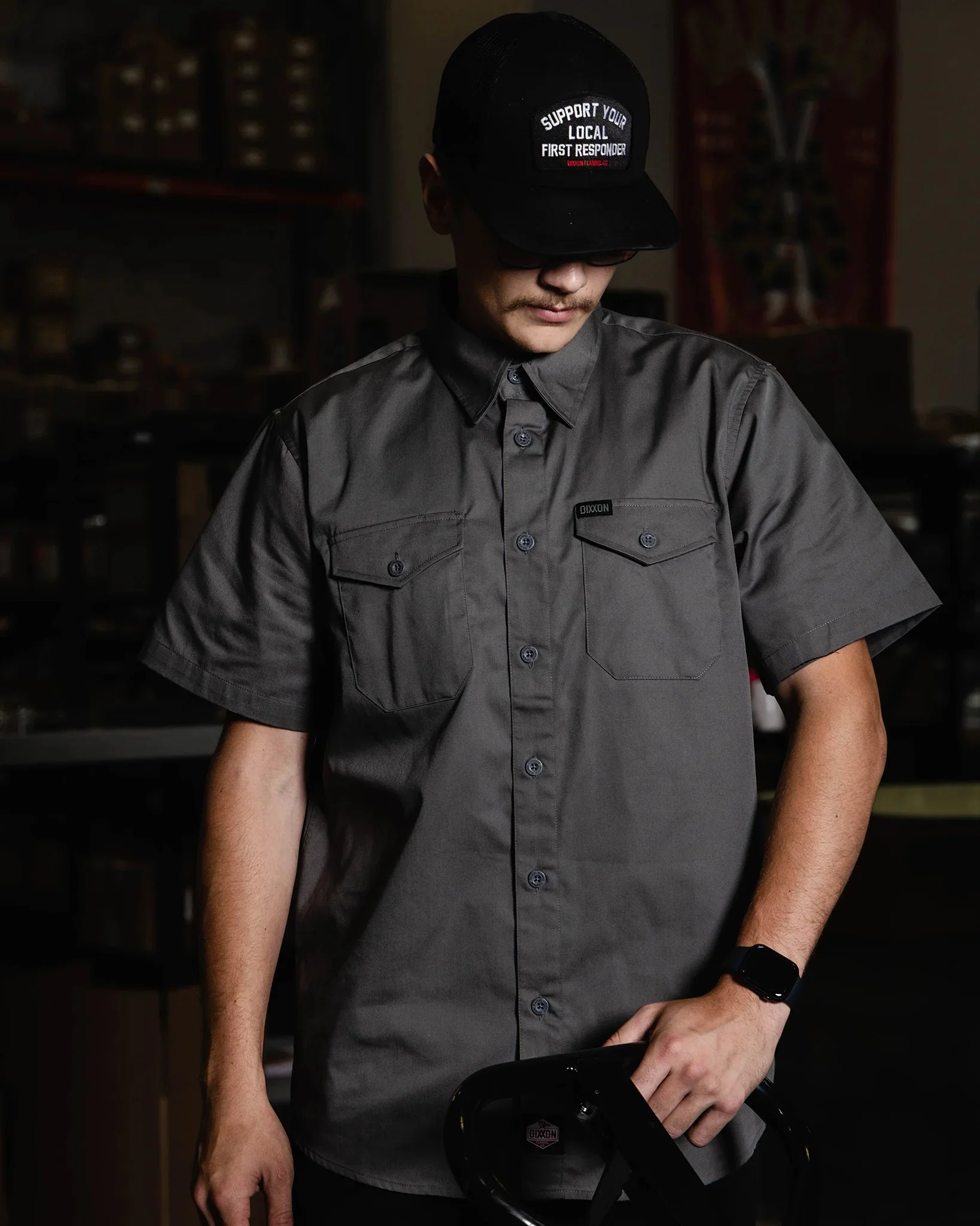 Dixxon Flannel Co. WorkForce Lightweight Button-Up Short Sleeve Work Shirt - Image 2