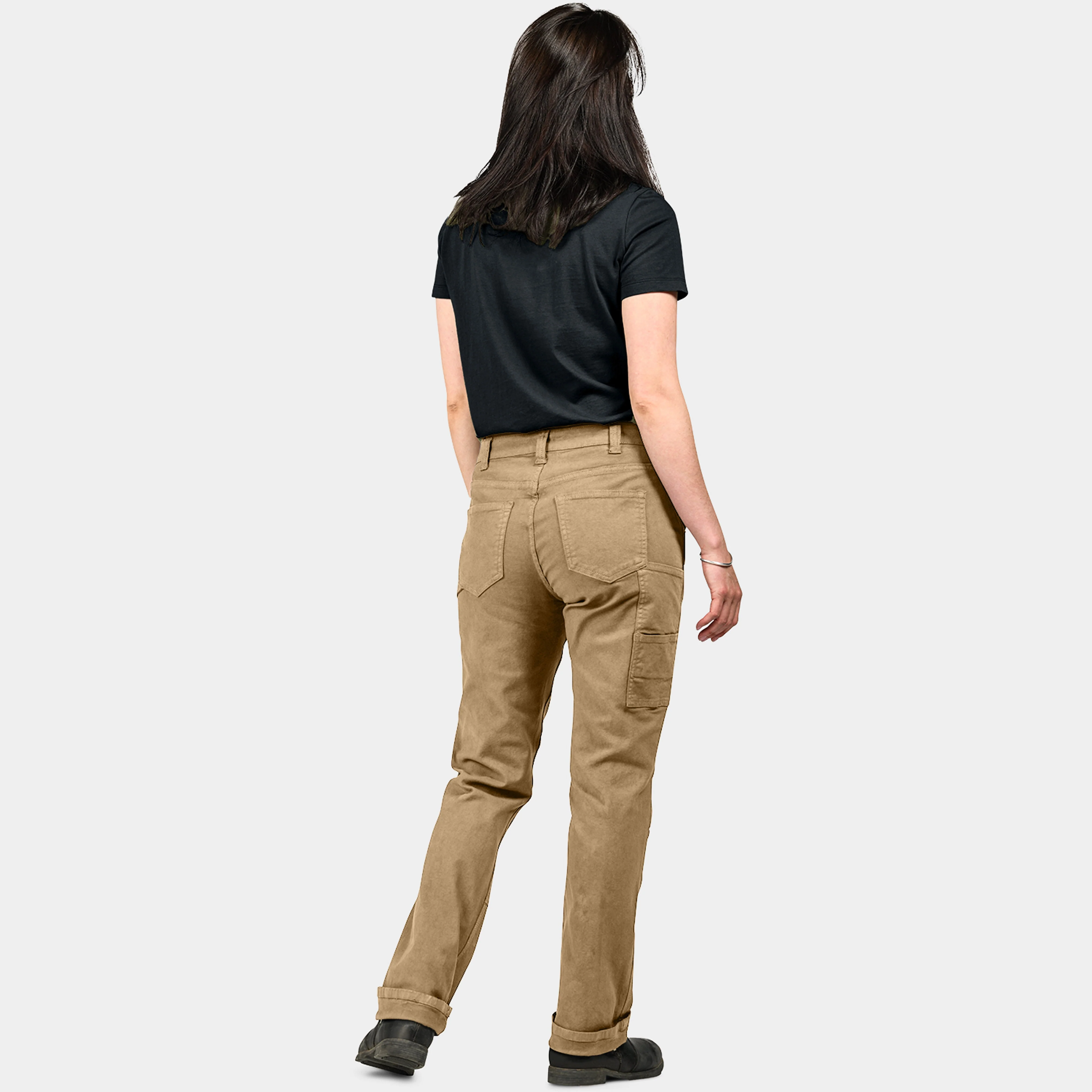Dovetail Workwear Women's GO TO Double-Front Canvas Stretch Pant - Image 10
