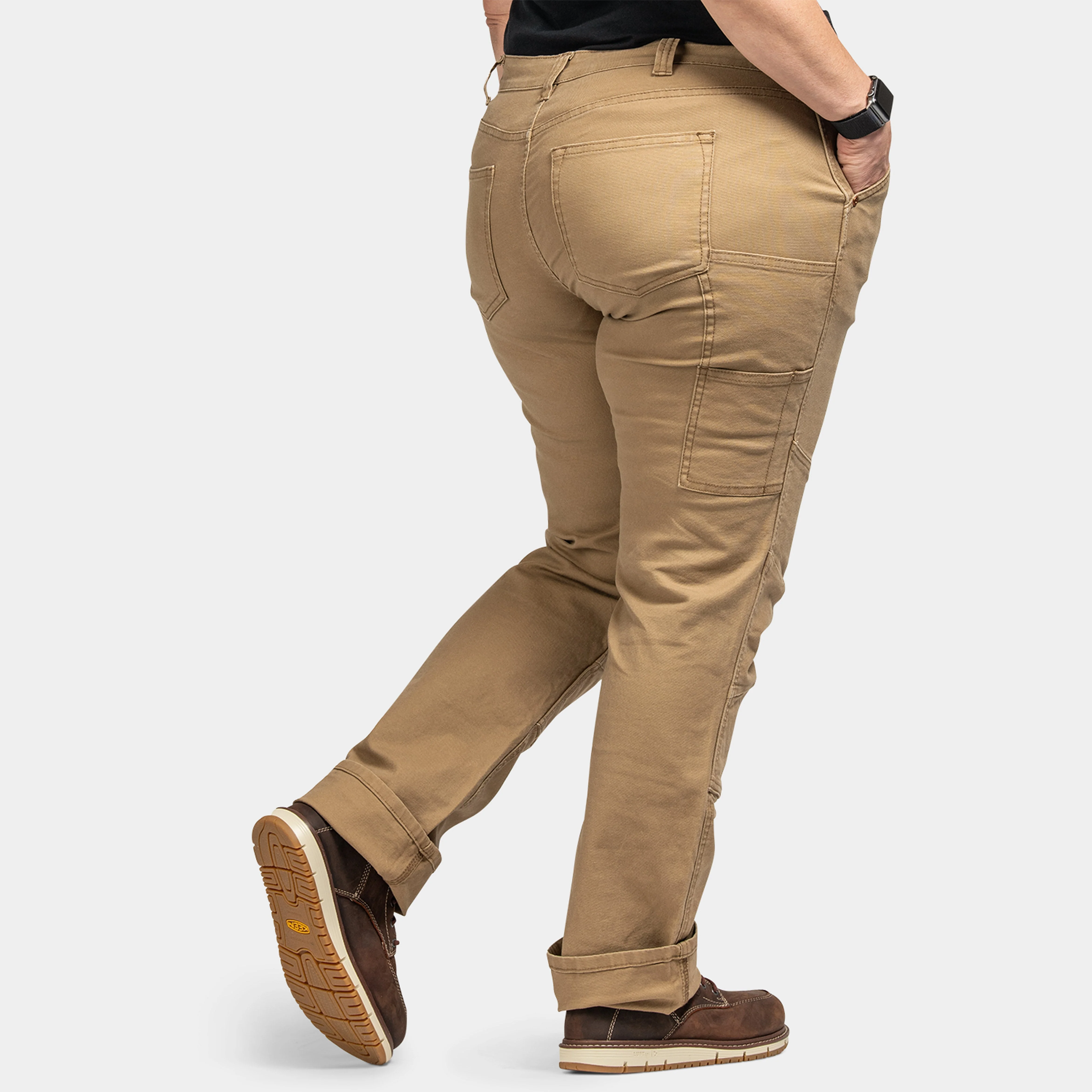 Dovetail Workwear Women's GO TO Double-Front Canvas Stretch Pant - Image 13