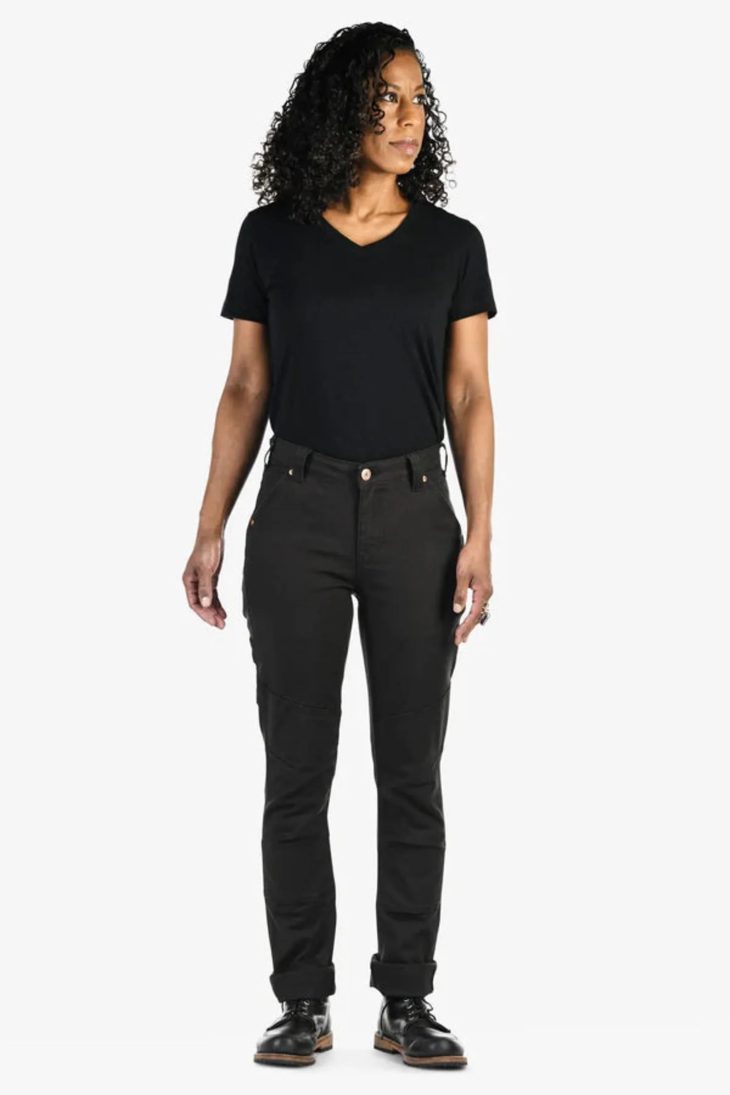 Dovetail Workwear Women's GO TO Double-Front Canvas Stretch Pant - Image 15