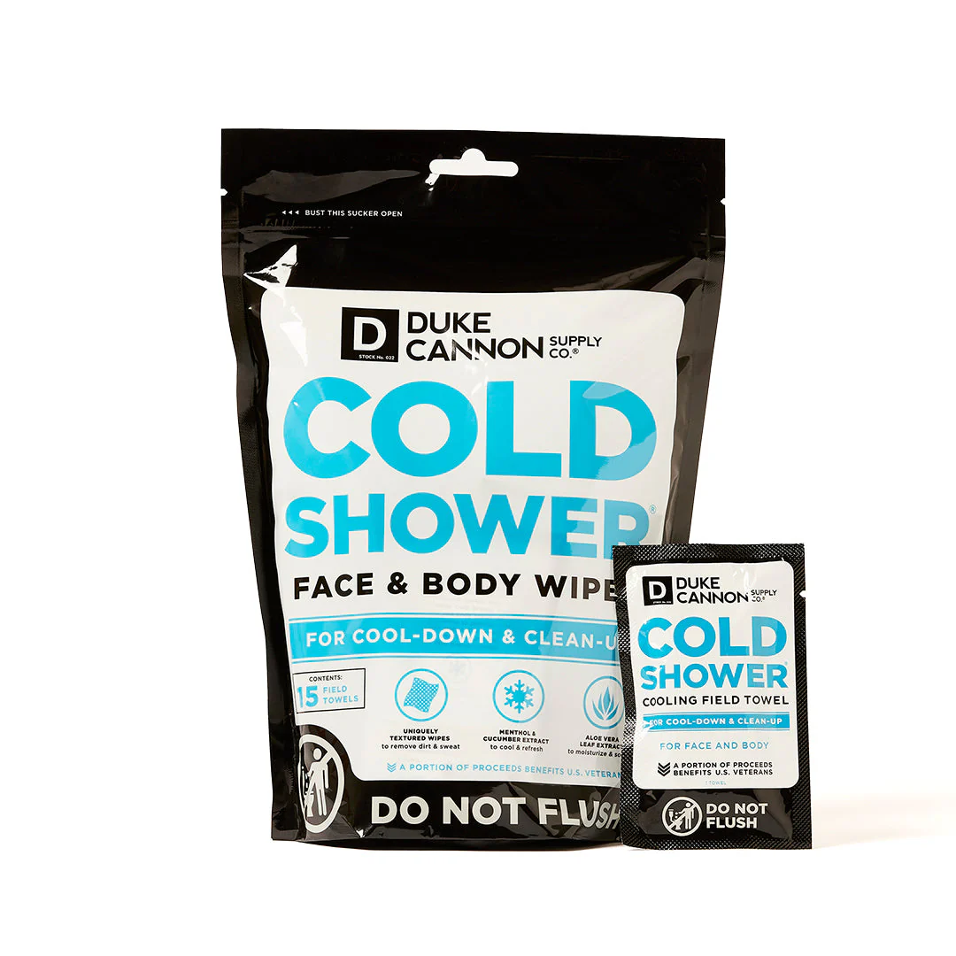 Duke Cannon Cooling Field Towels Pouch (15 Pack)