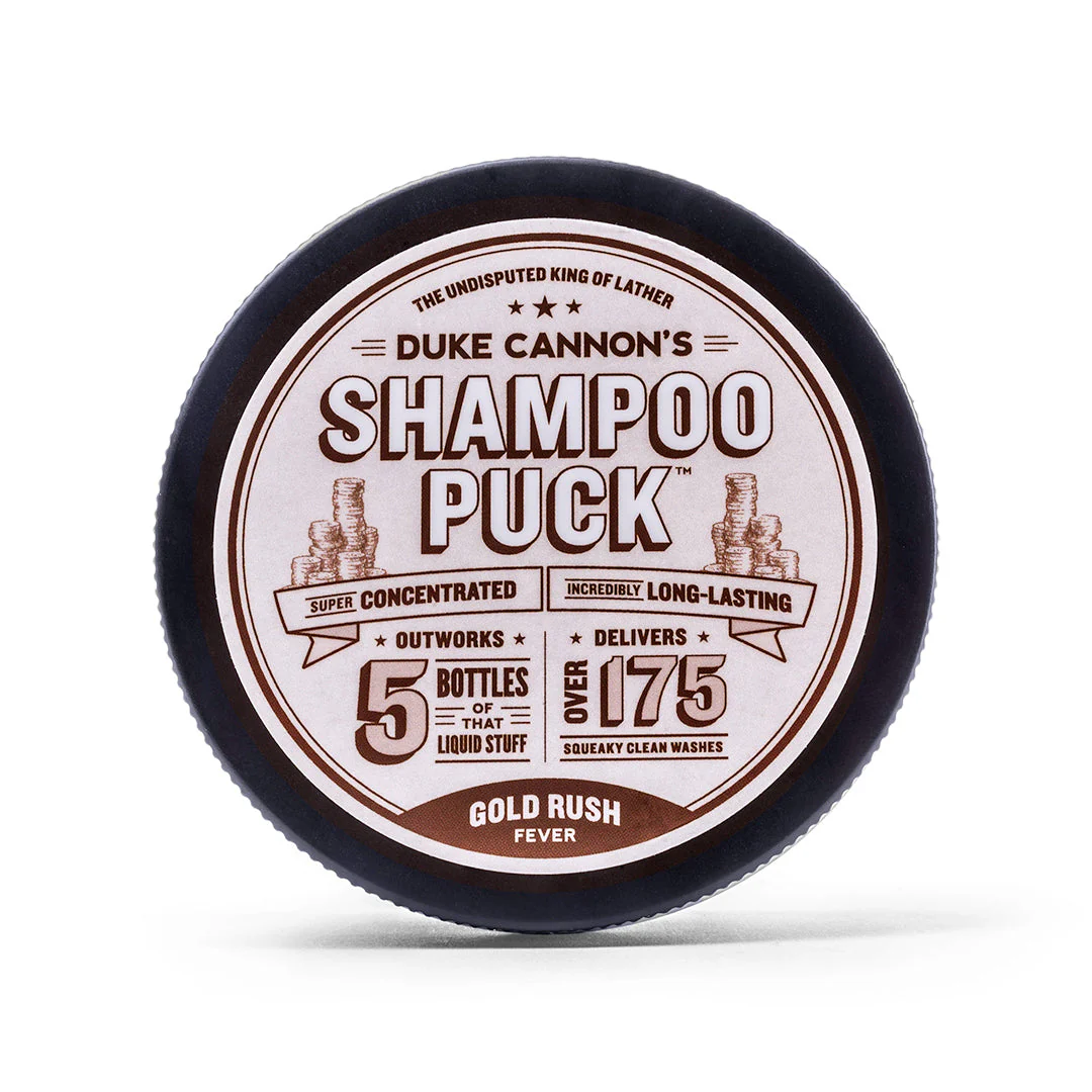 Duke Cannon Gold Rush Fever Shampoo Puck