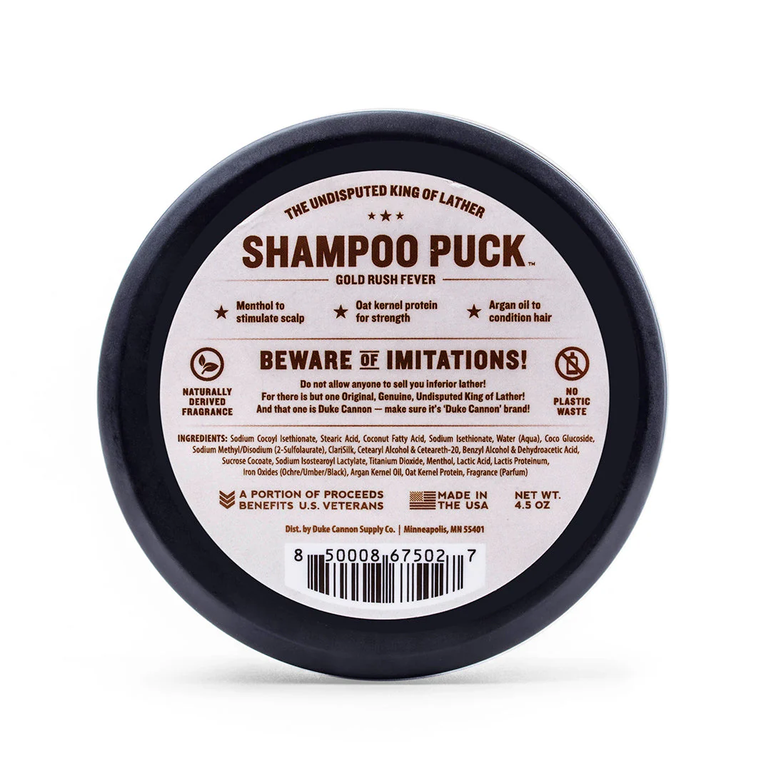 Duke Cannon Gold Rush Fever Shampoo Puck - Image 2