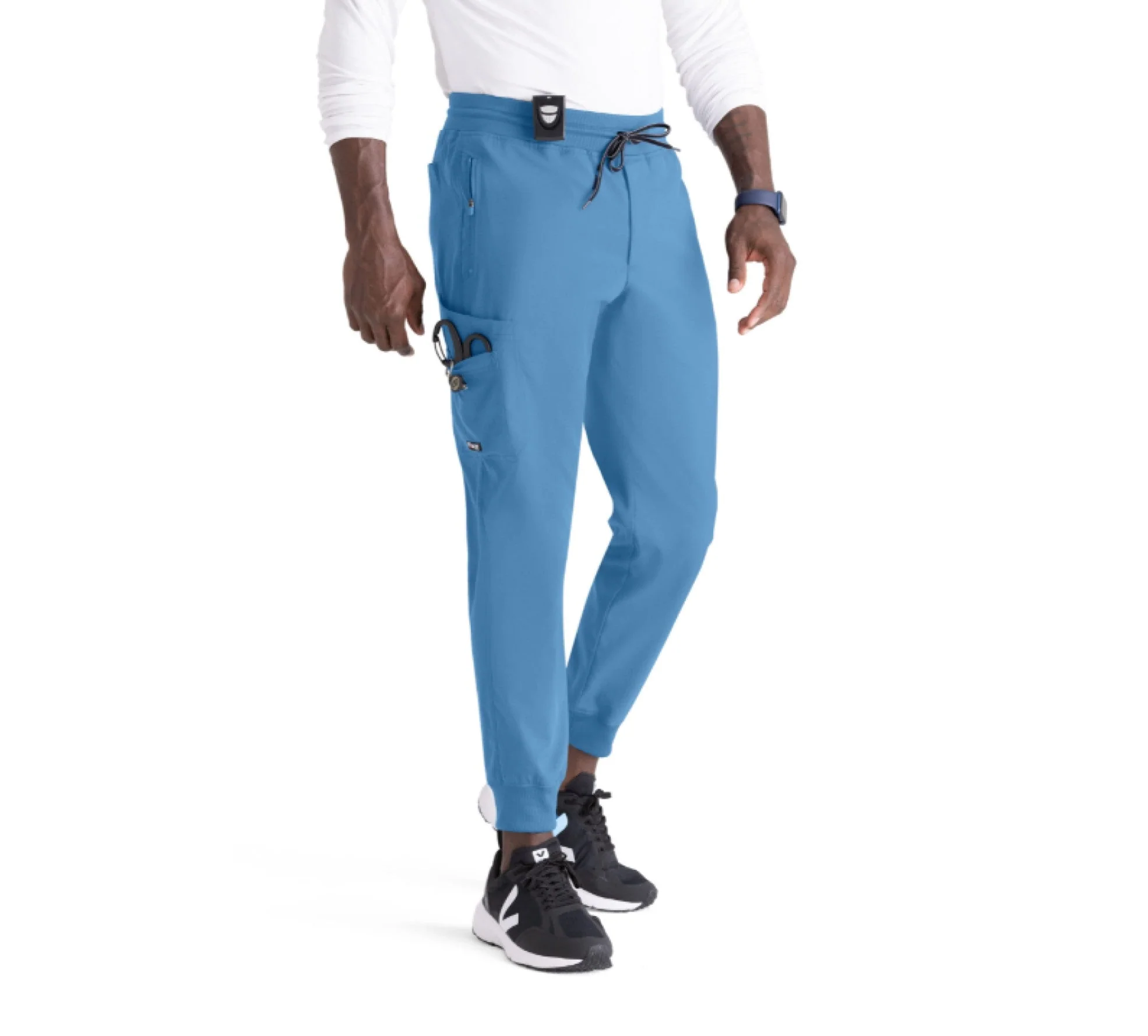 Grey's Anatomy Men's Murphy 5-Pocket Jogger Zip-Fly Scrub Pant - Image 6