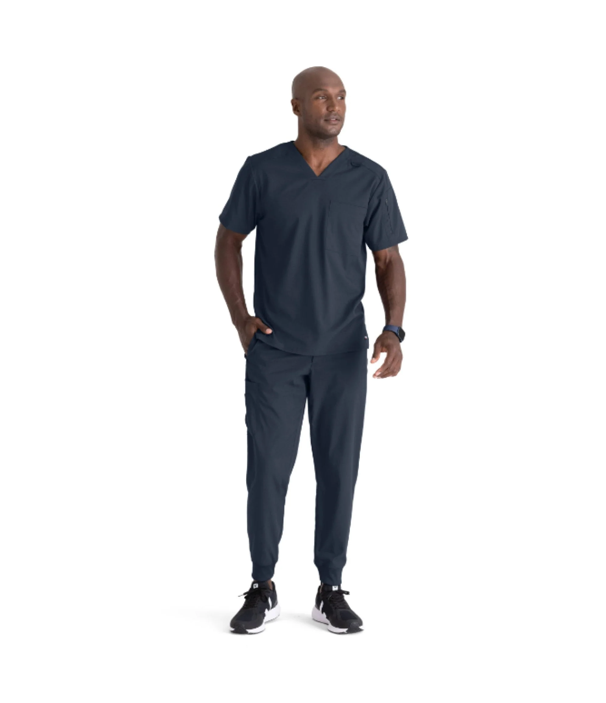 Grey's Anatomy Men's Murphy Pocket V-Neck Scrub Top - Image 2