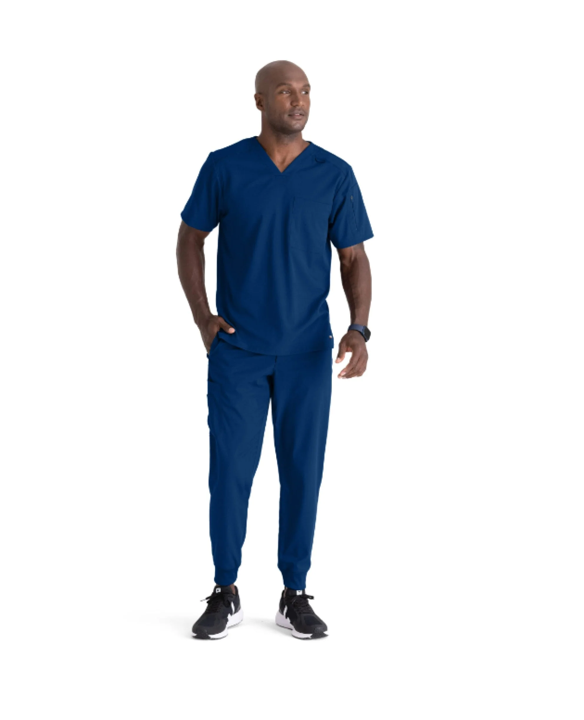 Grey's Anatomy Men's Murphy Pocket V-Neck Scrub Top - Image 6