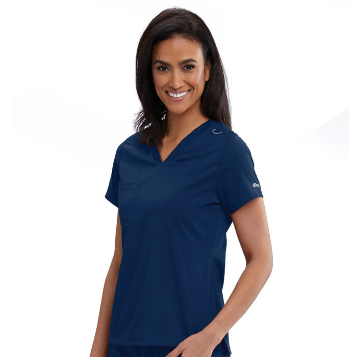 Grey's Anatomy Women's Bree Stretch V-Neck Short Sleeve Scrub Top - Image 8