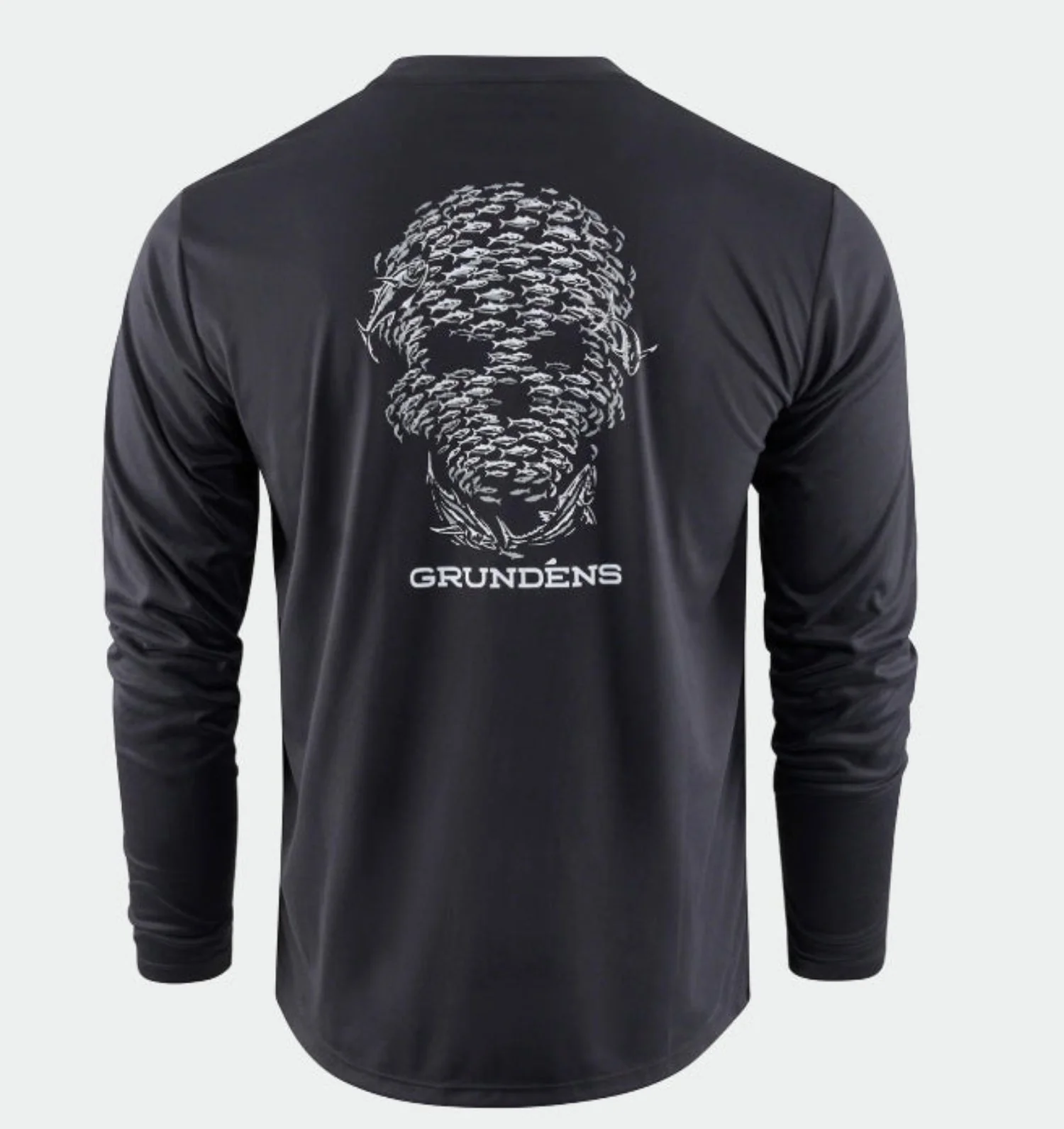 Grundens Men's Bait Ball Graphic Long Sleeve Tech T-Shirt - Image 2