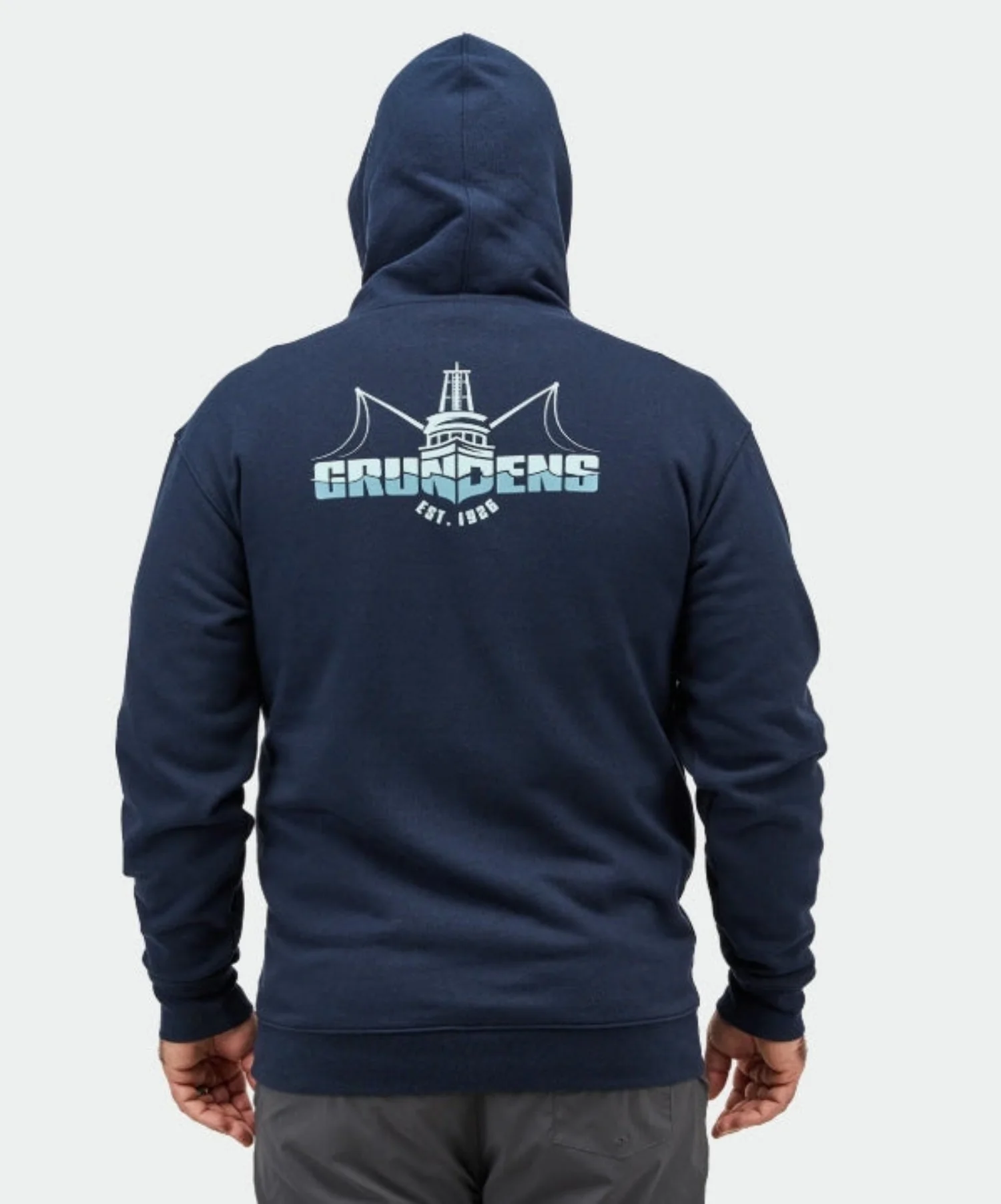 Grundéns Men's Boat Logo Graphic Hooded Sweatshirt - Image 3