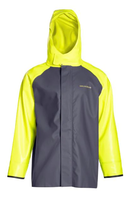 Grundéns Men's Hauler Hi-Vis Waterproof Hooded Jacket