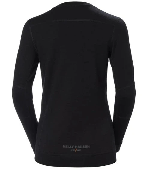 Helly Hansen Women's Lifa® Merino Long Sleeve Base Layer Crew Shirt - Image 2