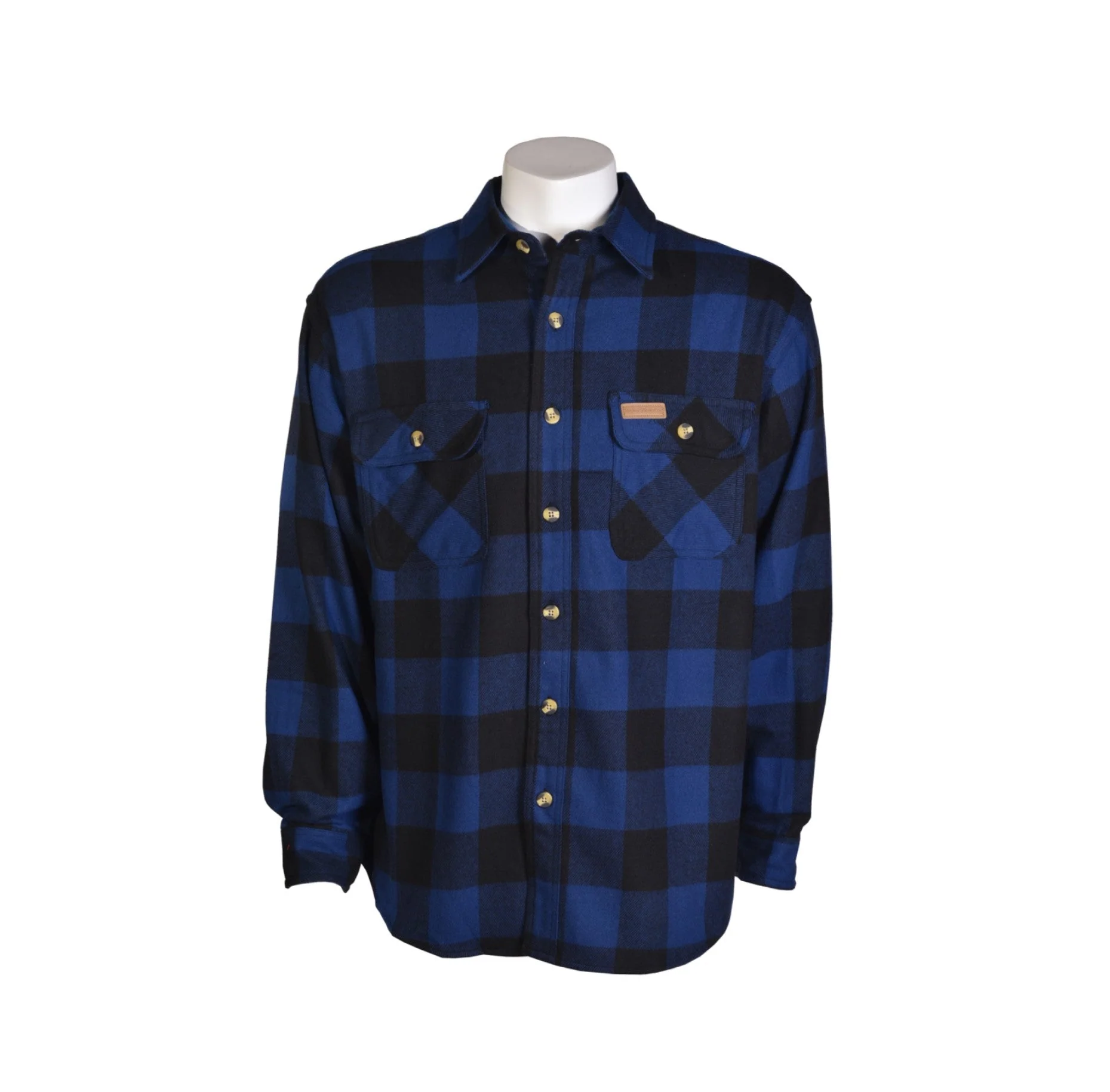 Hickory Shirt Co. Men's Button-Down Long Sleeve Flannel Shirt - Image 3