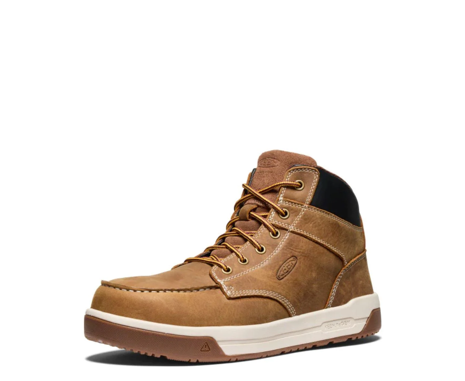 KEEN Utility Men's Gibson Mid 5" EH Moc Comp Toe Work Boot - Image 2