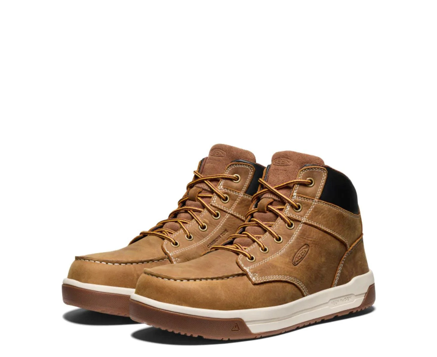 KEEN Utility Men's Gibson Mid 5" EH Moc Comp Toe Work Boot - Image 3