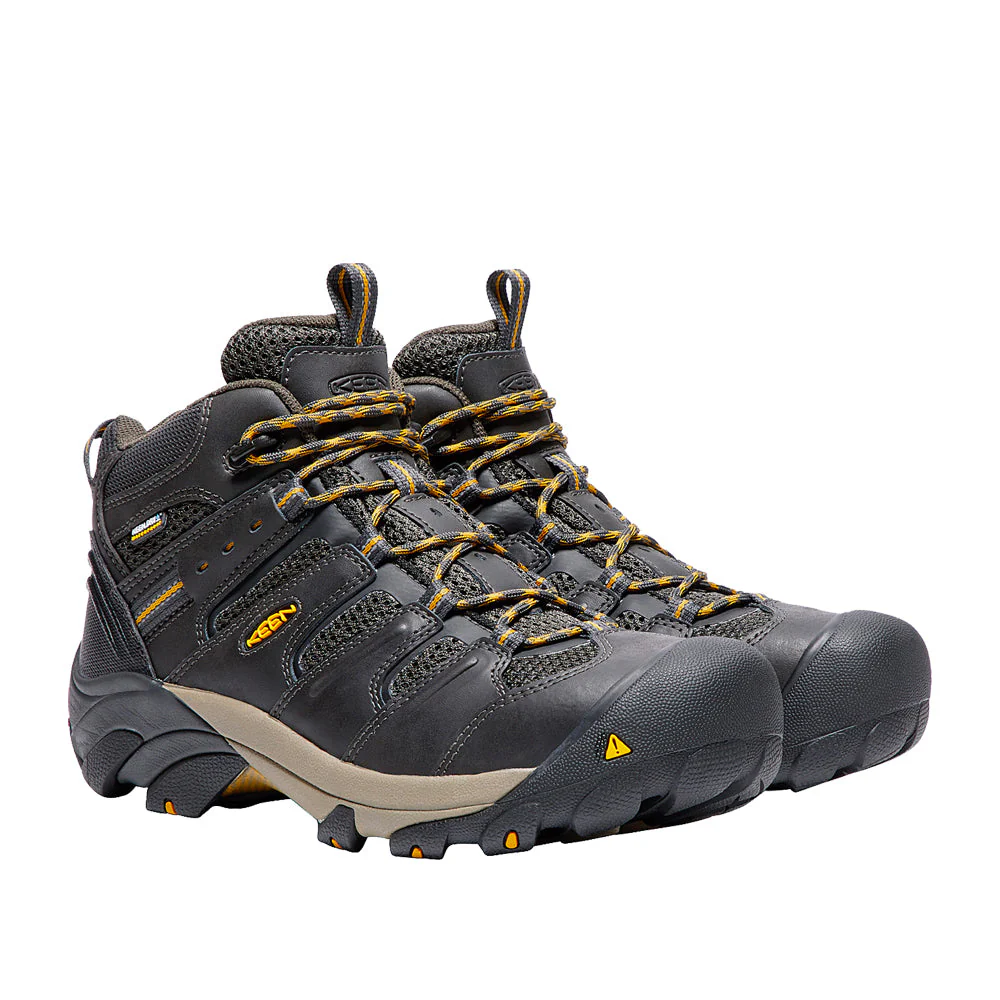 KEEN Utility Men's Lansing Mid Waterproof Steel Toe Work Boot - Image 3