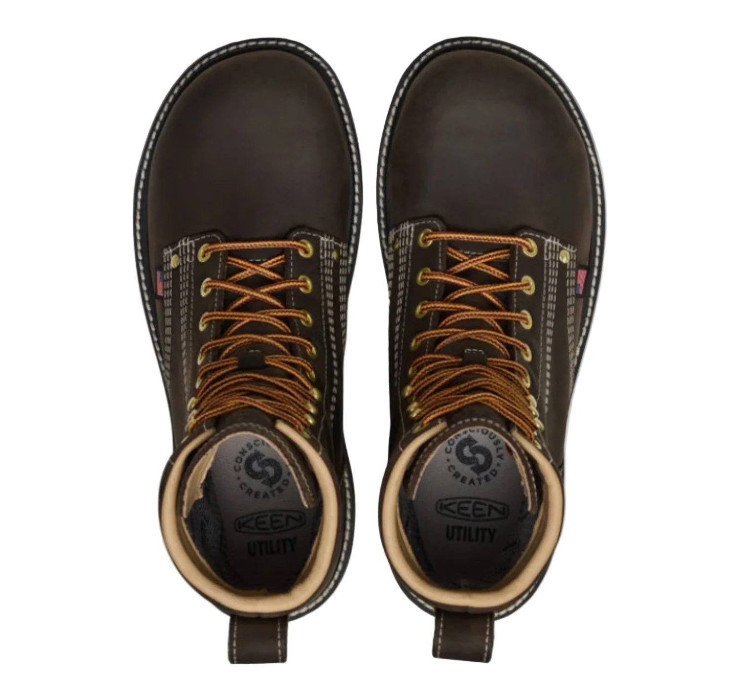 KEEN Utility Men's Liberty 90° 8" Waterproof Carbon Toe Work Boot - Image 4