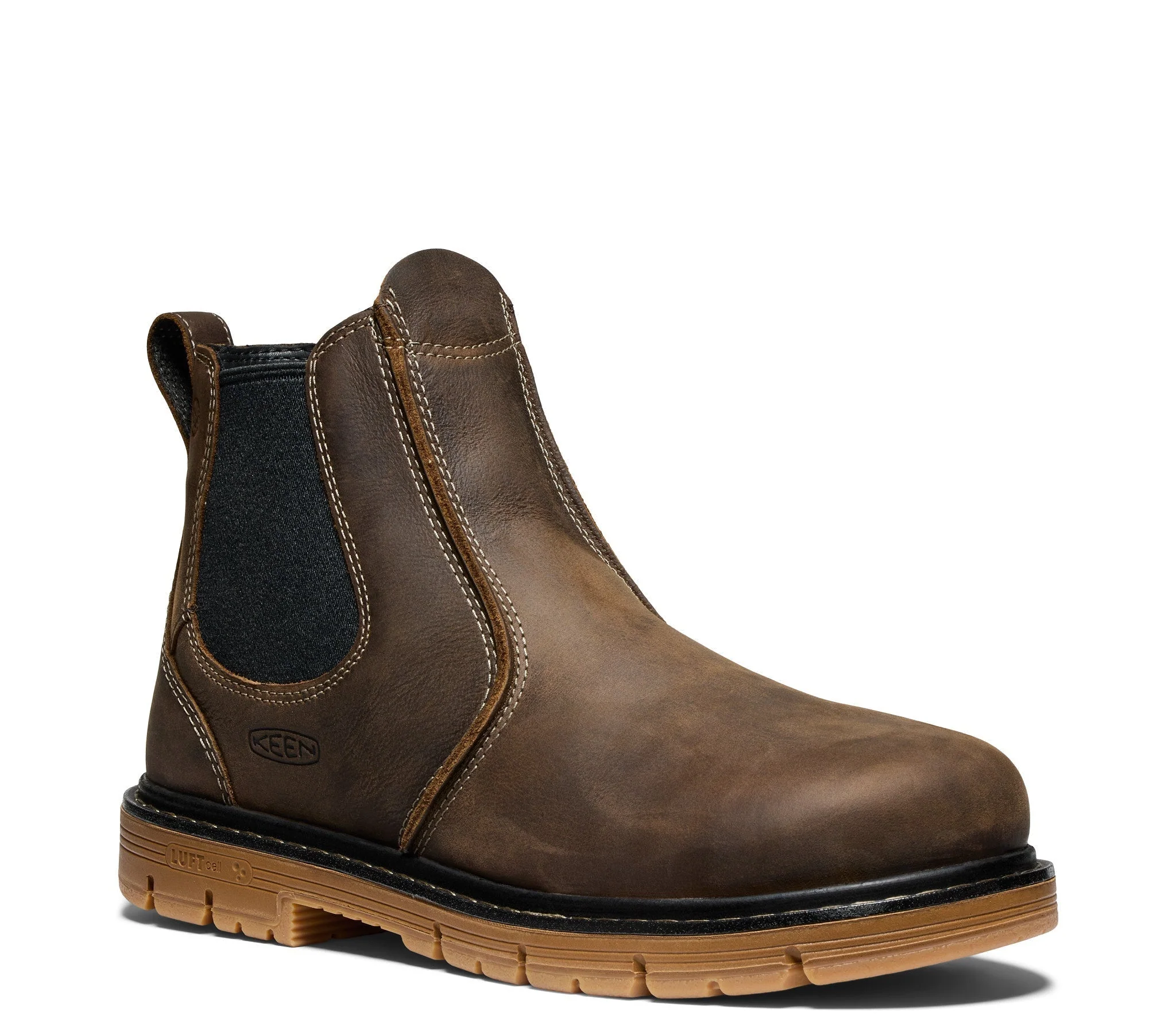 KEEN Utility Men's San Jose 90° 5" EH Aluminum Toe Chelsea Boot - Image 2