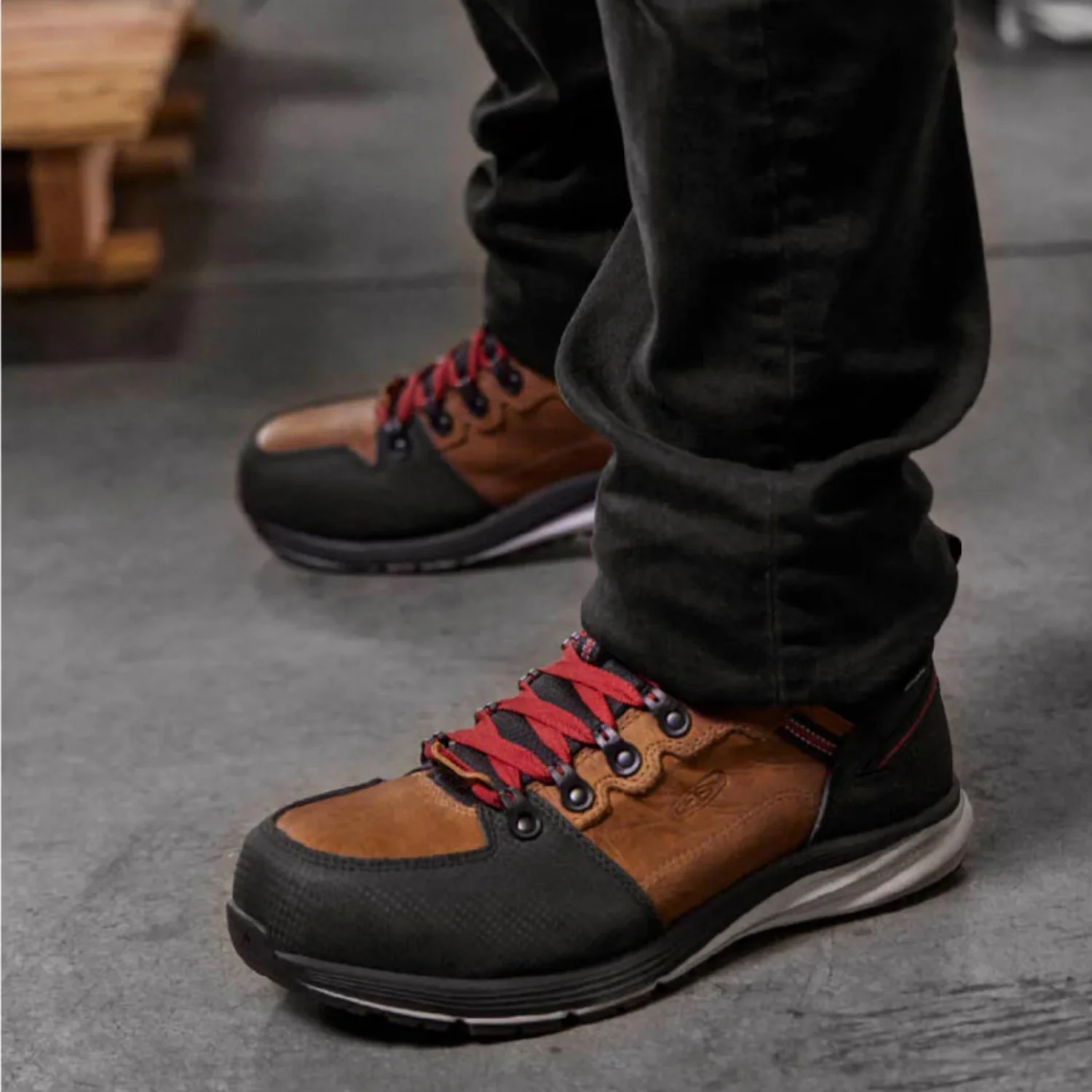 KEEN Utility Men's Red Hook Waterproof Carbon Fiber Toe Work Boot - Image 6