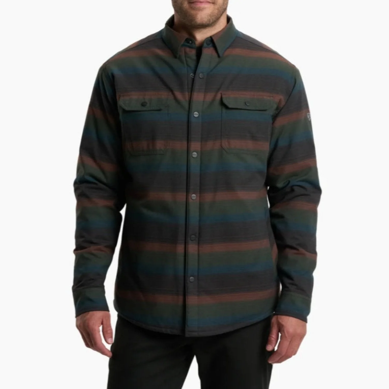 KÜHL Men's JOYRYDR Fleece Lined Long Sleeve Flannel Shirt Jacket