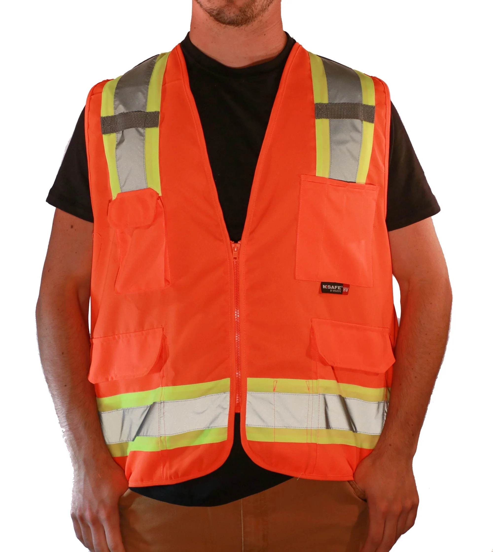 Majestic Class 2 Solid Surveyor Safety Vest