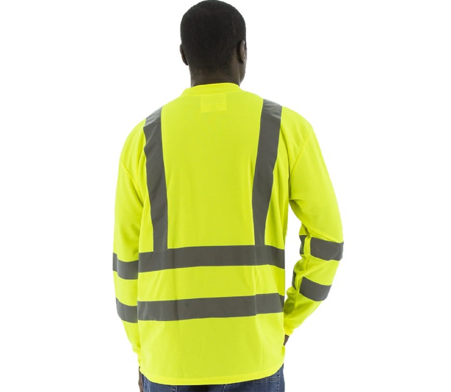 Majestic Men's Hi-Vis Long Sleeve Shirt - Image 2