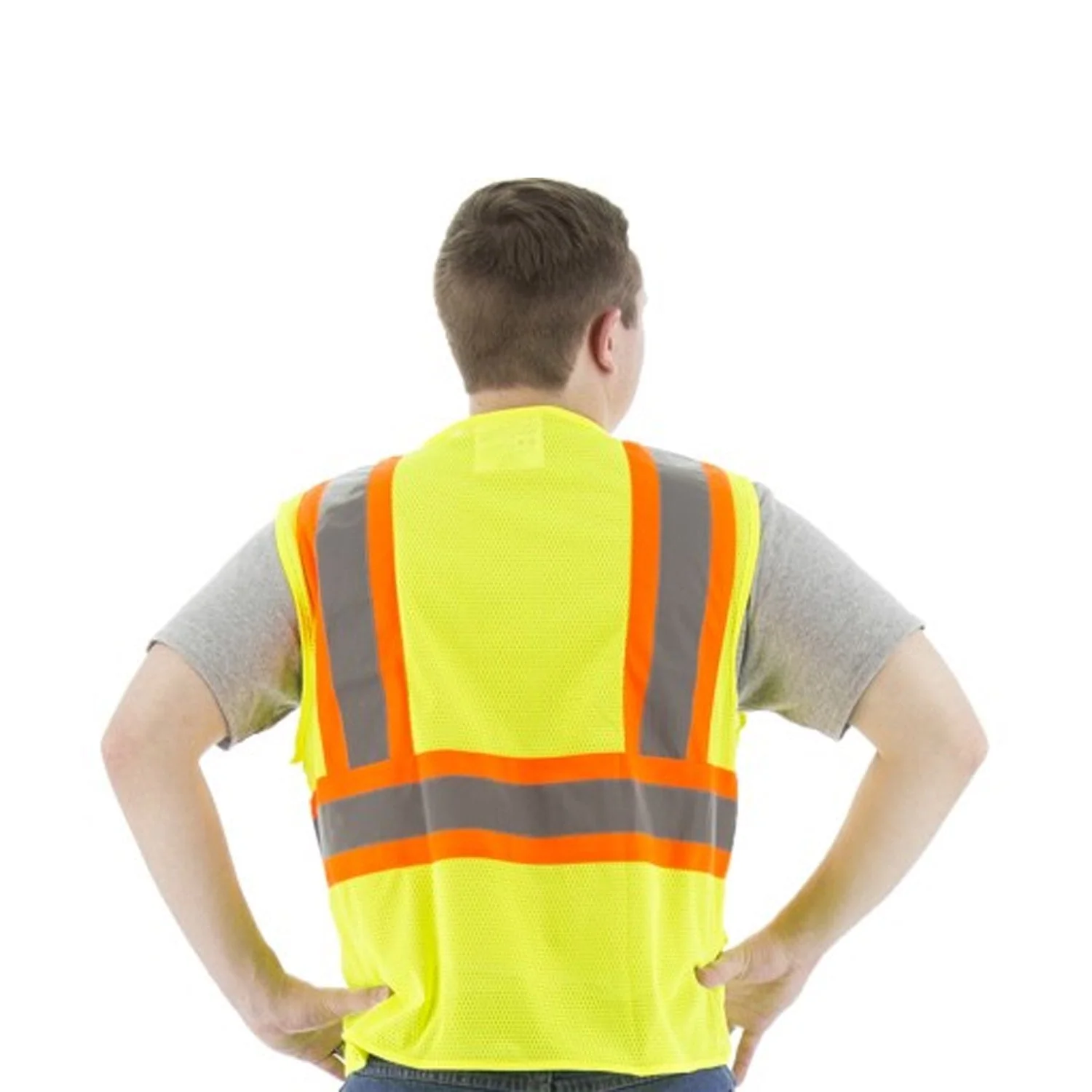 Majestic Class 2 Hi-Vis Mesh Safety Vest - Image 2