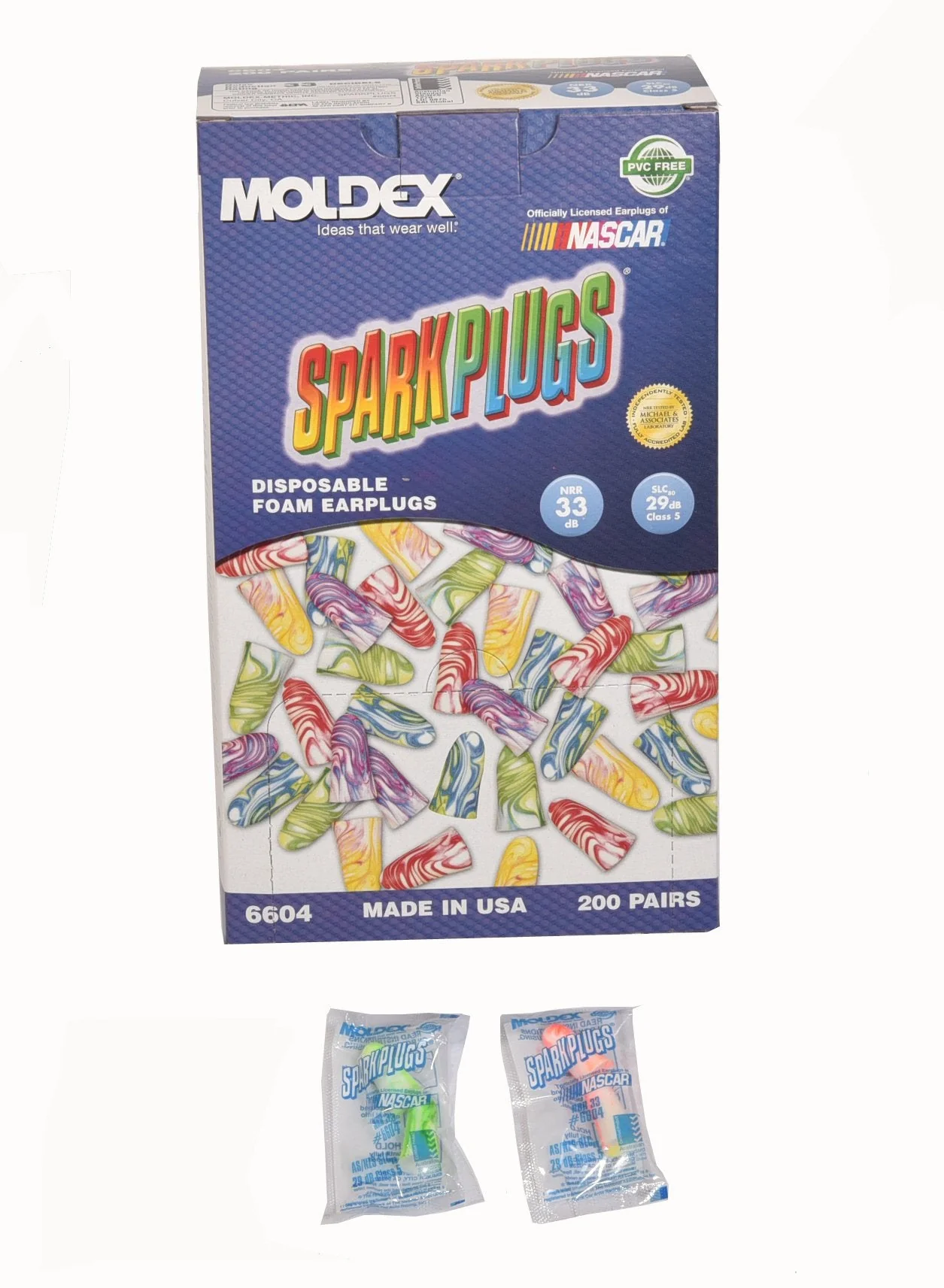 Moldex Sparkplug Foam Earplugs