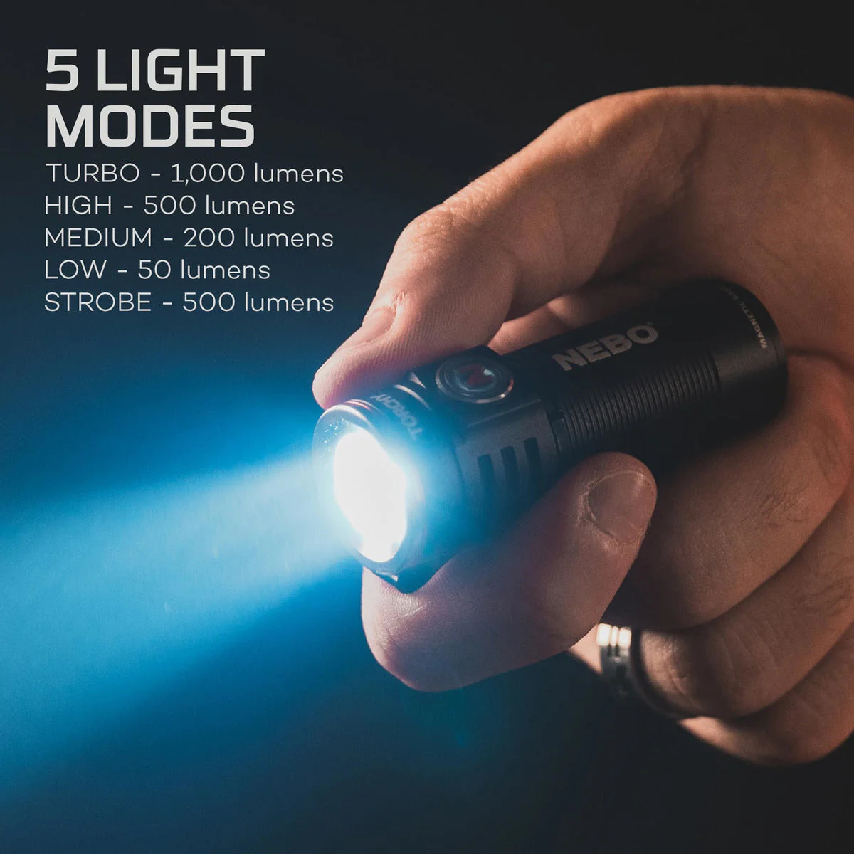 NEBO Torchy Rechargeable Pocket Flashlight - Image 2