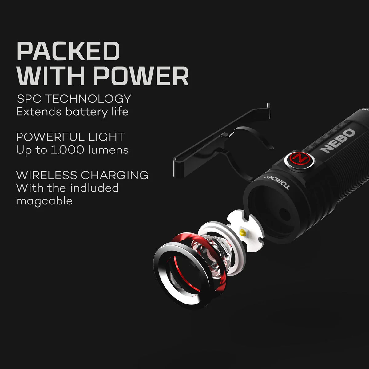 NEBO Torchy Rechargeable Pocket Flashlight - Image 3