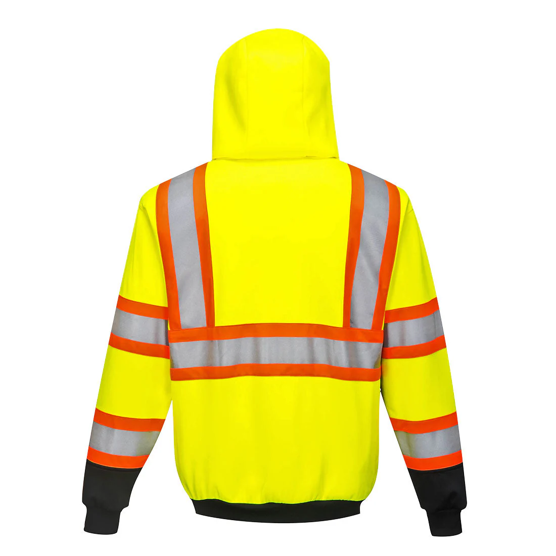 Portwest Men's Kansas Class 3 Zipped Hoodie - Image 2