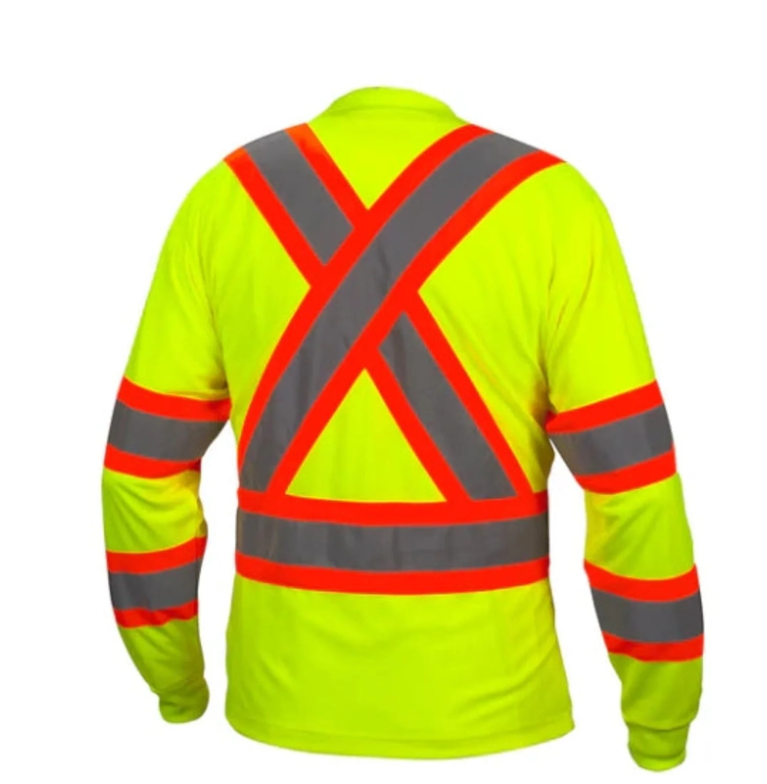 Pyramex Hi-Vis Class 3 Long Sleeve T-Shirt - Image 2