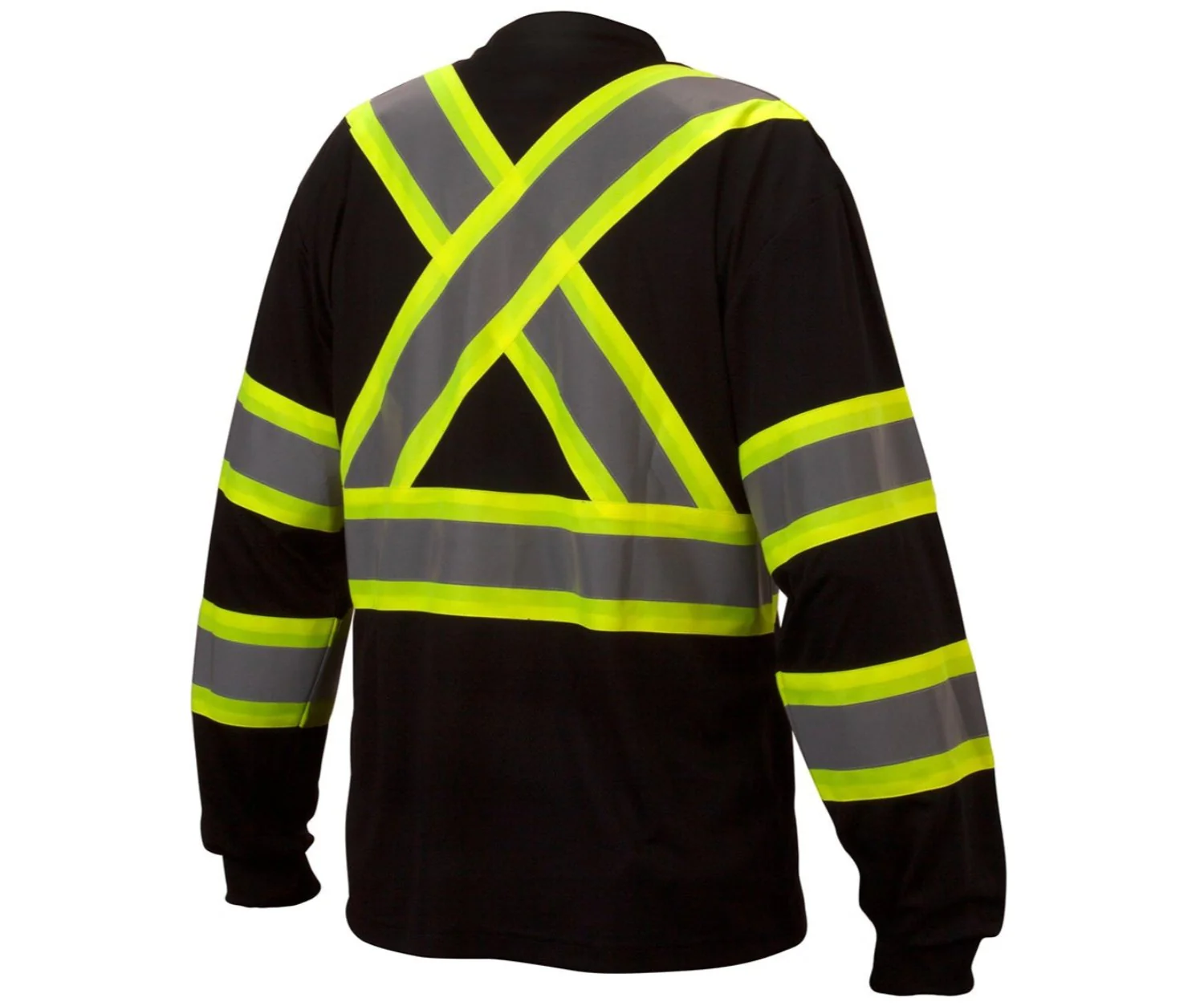 Pyramex Men's Enhanced Hi-Vis Long Sleeve Shirt - Image 2