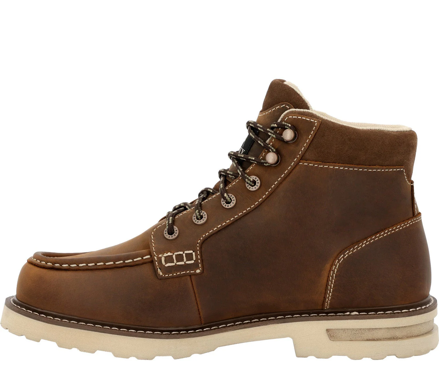 Rocky Men's Grindstone XTR 6" Waterproof EH Moc Toe Work Boot - Image 3