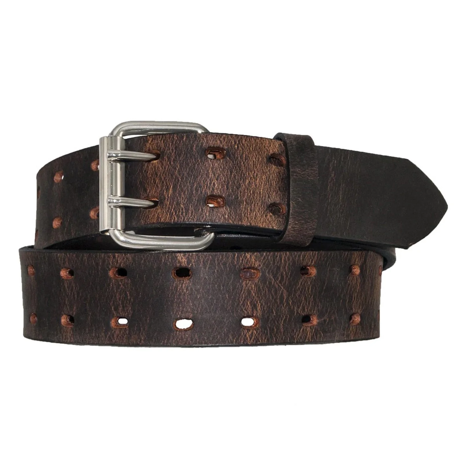 Rogers-Whitley Oil Tanned Hole Punched Leather 1.5" Belt