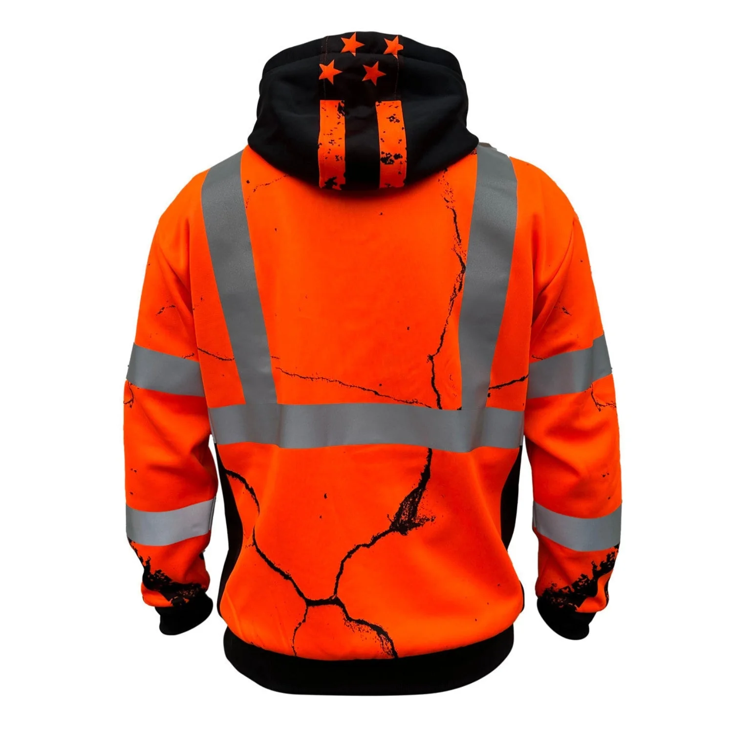 SafetyShirtz SS360 C3 American Grit Hi-Vis Hoodie - Image 3