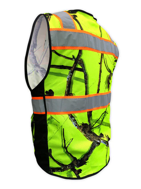 SafetyShirtz Backwoods© Camo Class 2 Safety Vest - Image 2