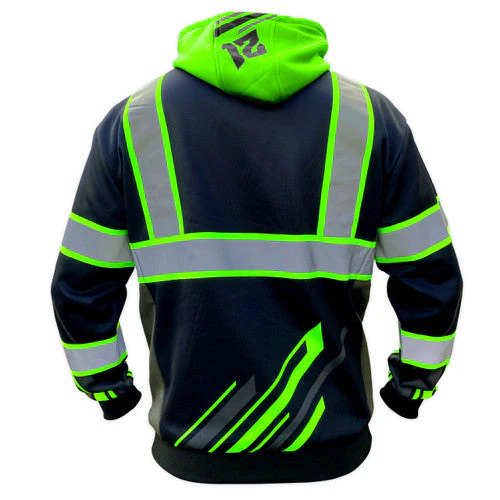SafetyShirtz Men's SS360° Stealth 12 Seattle Hoodie_Black - Image 2