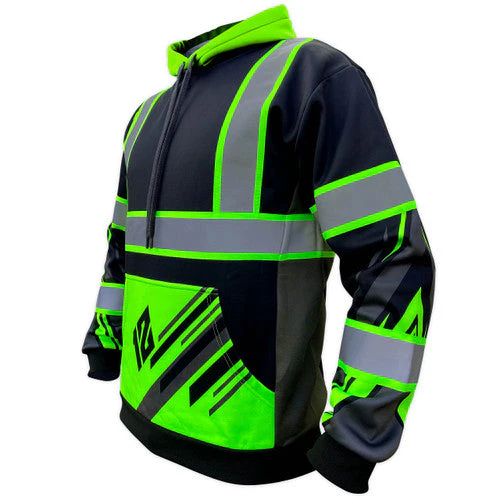 SafetyShirtz Men's SS360° Stealth 12 Seattle Hoodie_Black - Image 3