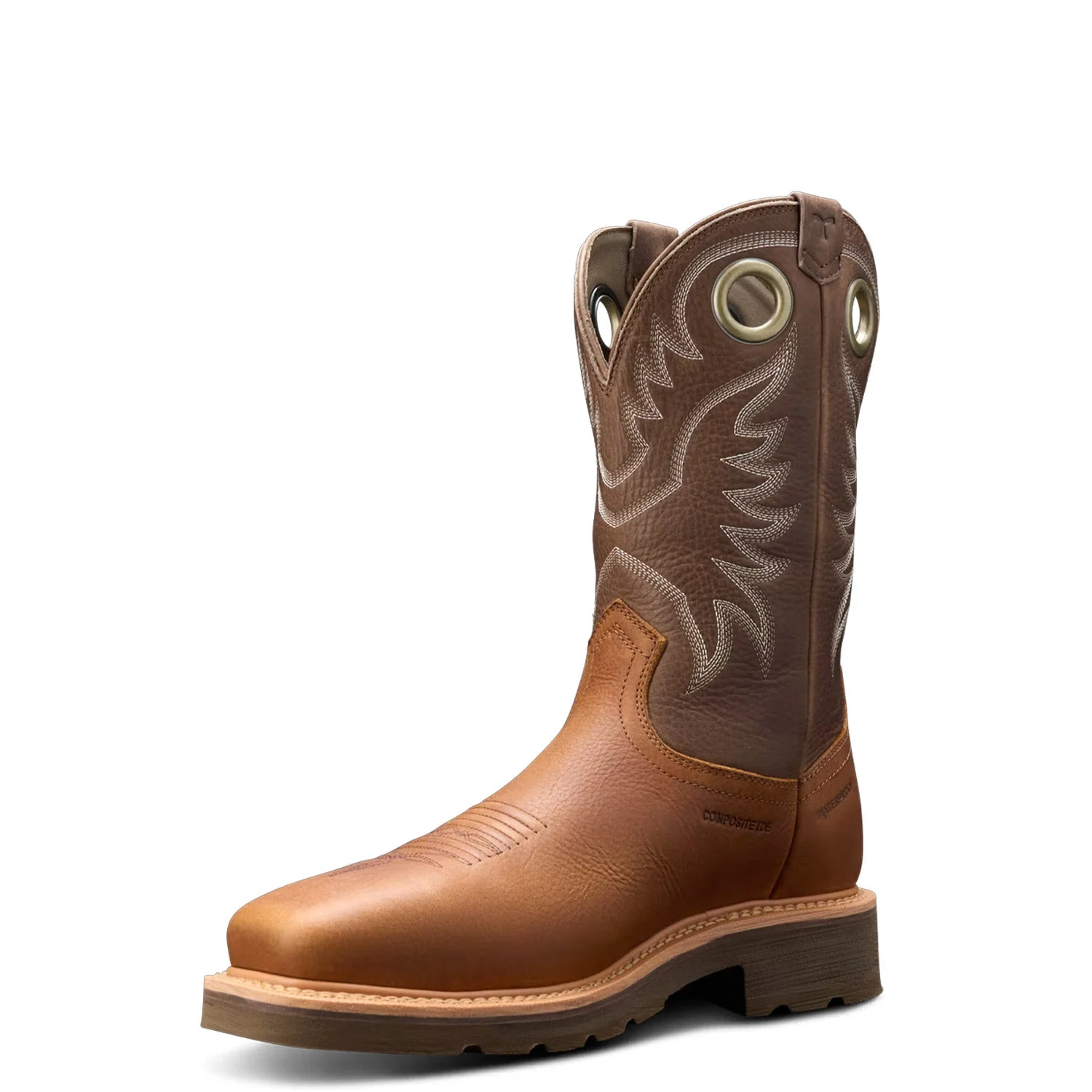 Tecovas Men's LongHaul Waterproof 11" Square Comp Toe Work Boot - Image 3