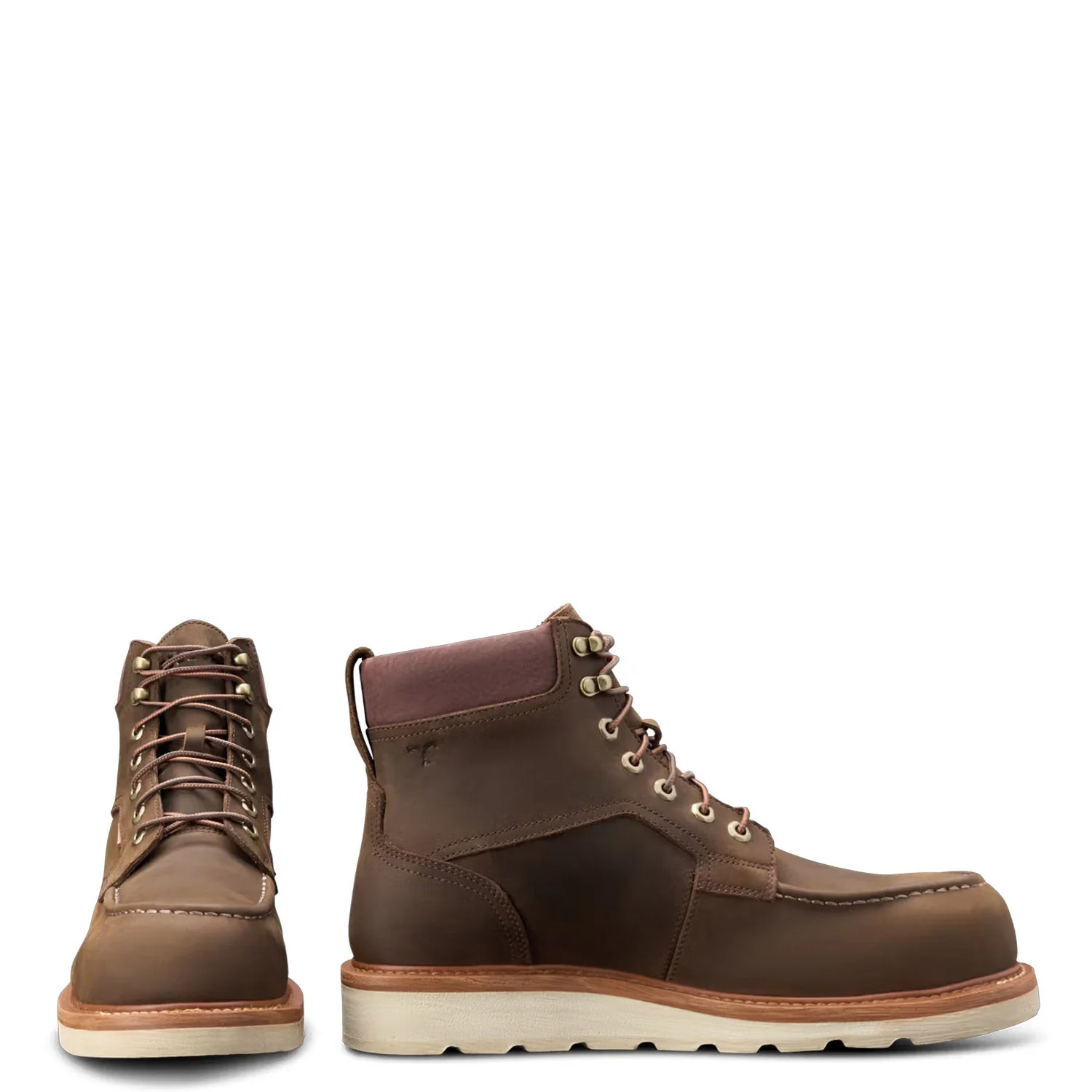 Tecovas Men's LongHaul Waterproof 6" Moc Comp Toe Work Boot - Image 2