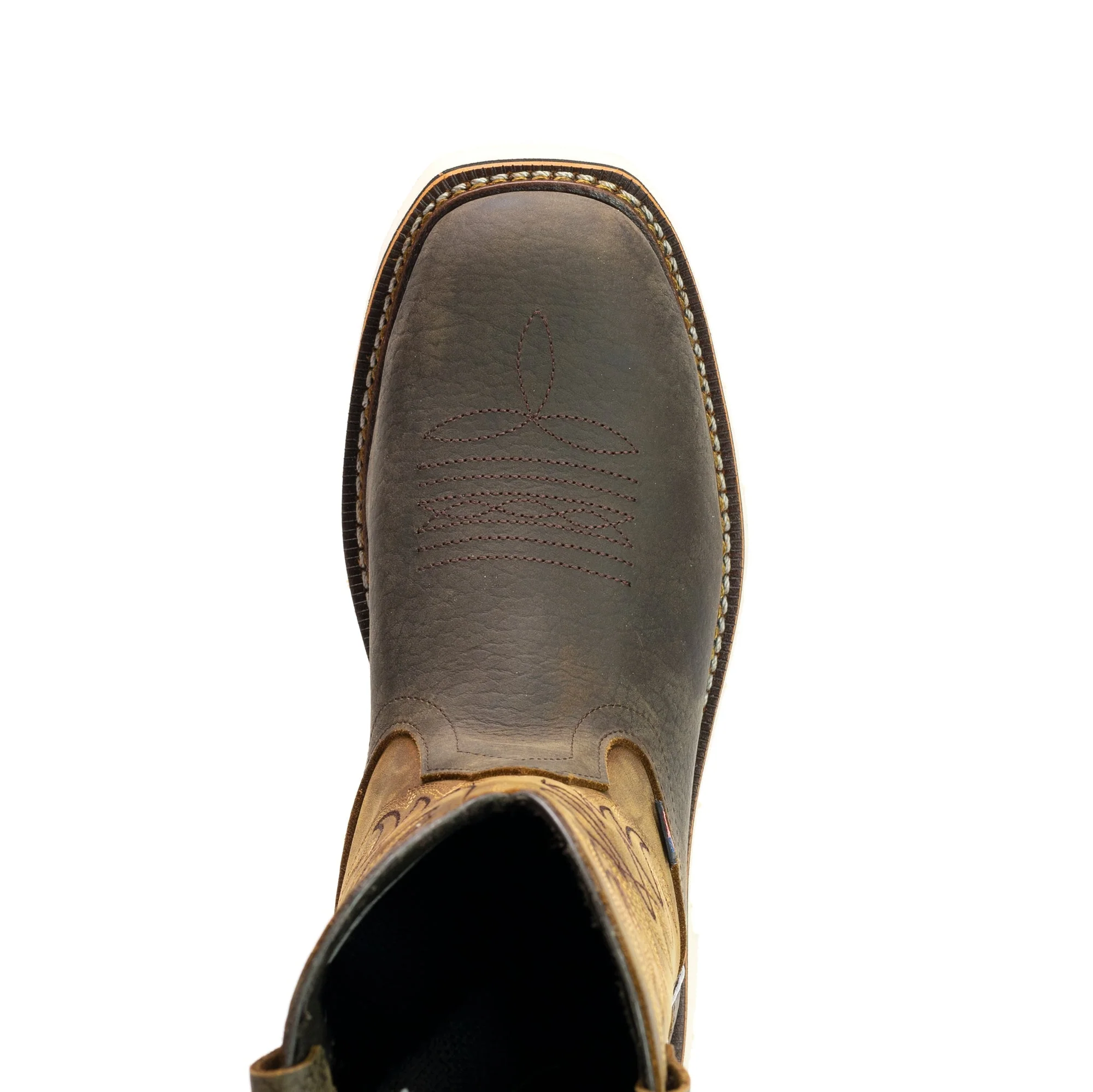 Thorogood Men's American Heritage Square Toe 11" EH Western Boot - Image 5