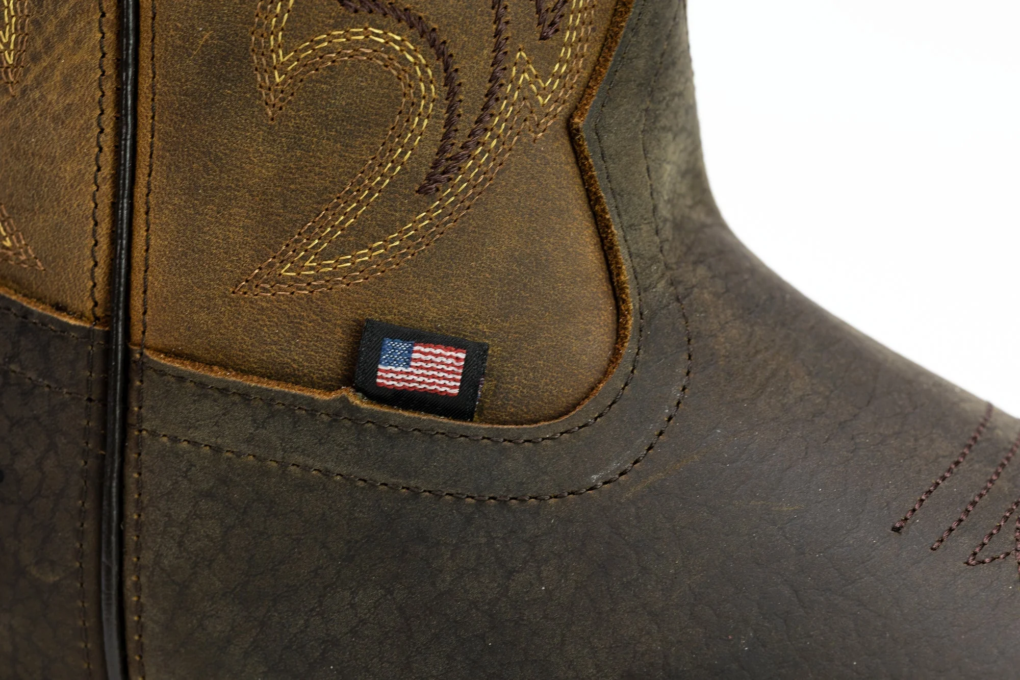 Thorogood Men's American Heritage Square Toe 11" EH Western Boot - Image 6
