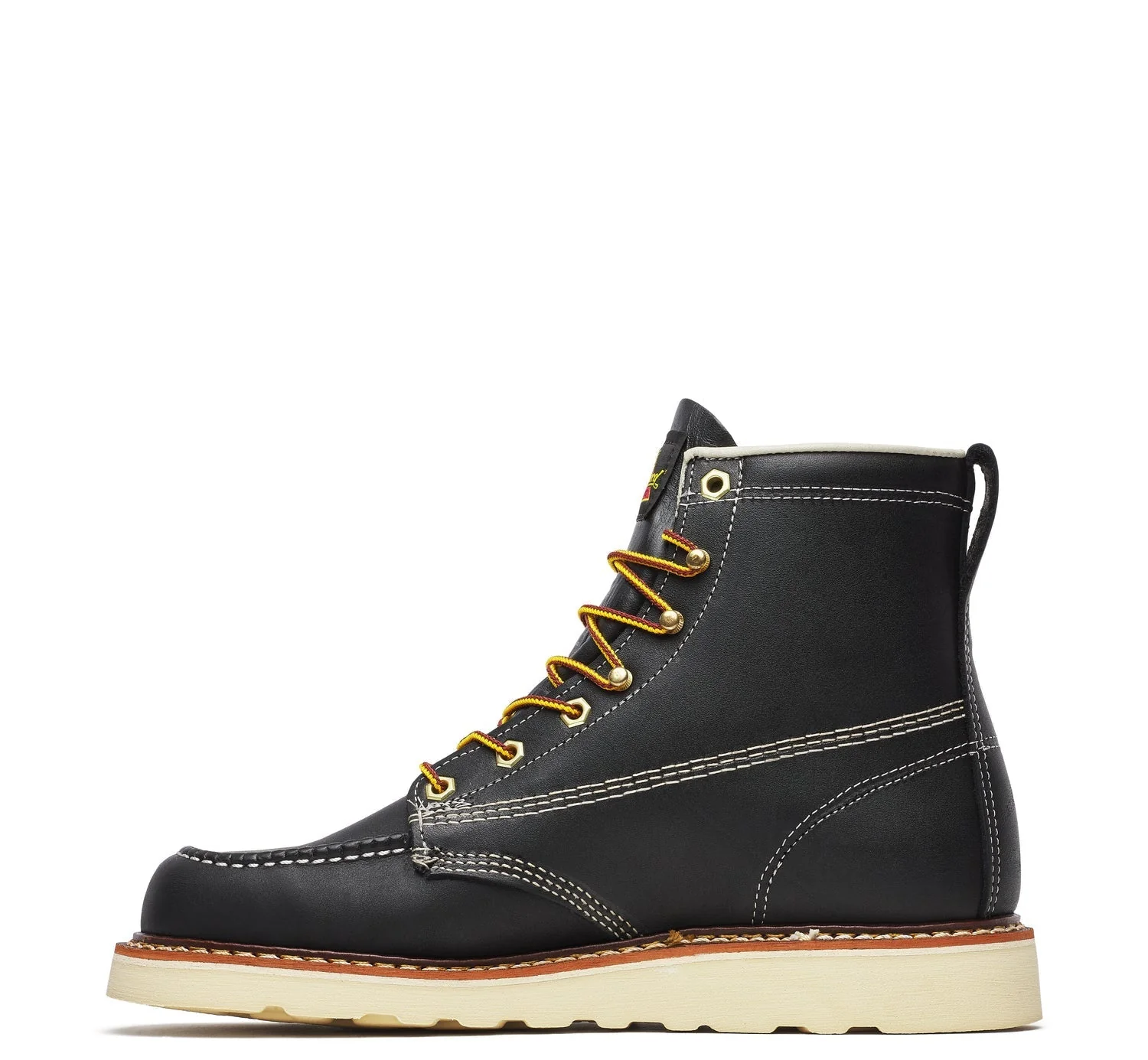 Thorogood Men's American Heritage MAXWear Wedge™ 6" Soft Toe Work Boot_Black - Image 5