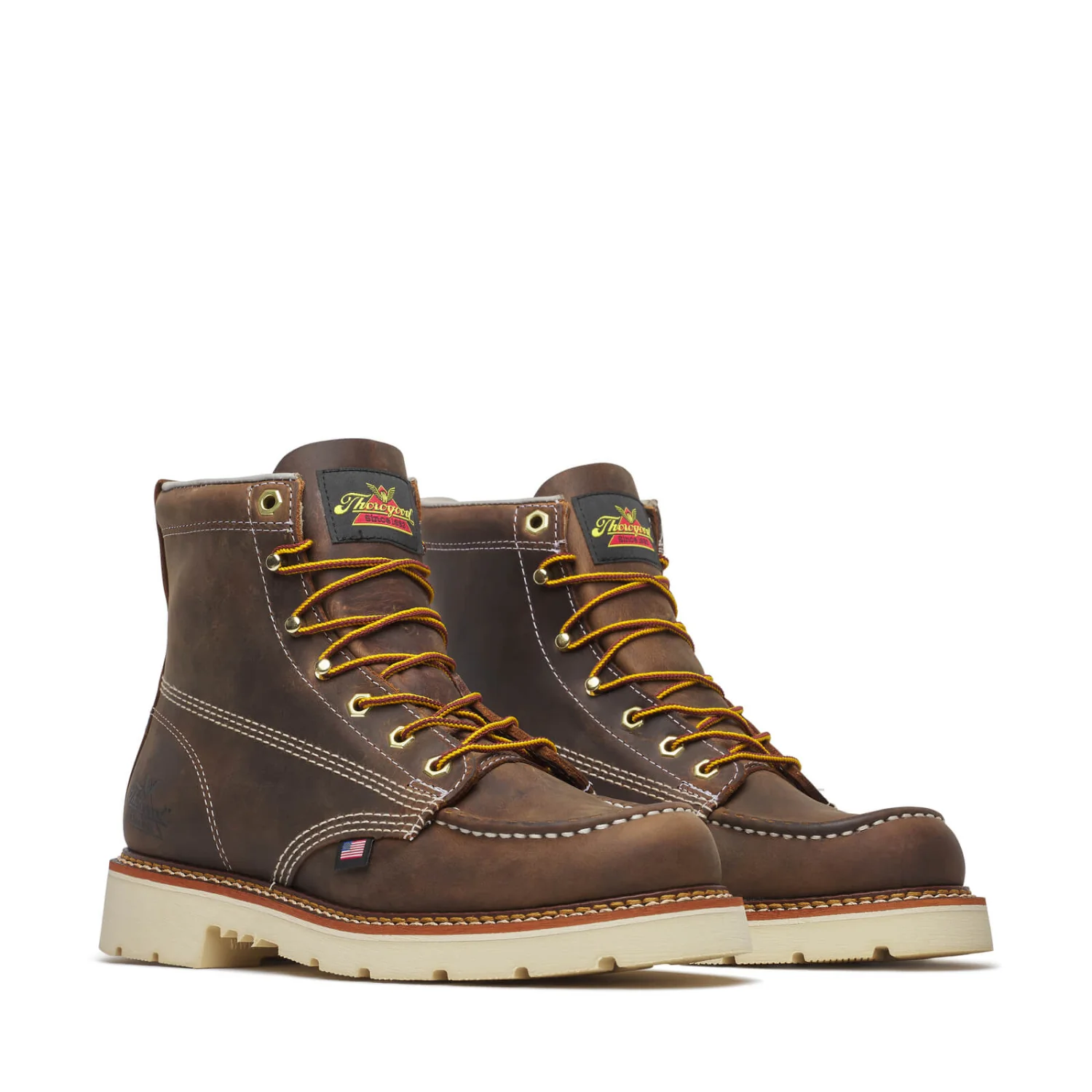 Thorogood Men's American Heritage 90° 6" Moc Toe Work Boot - Image 3