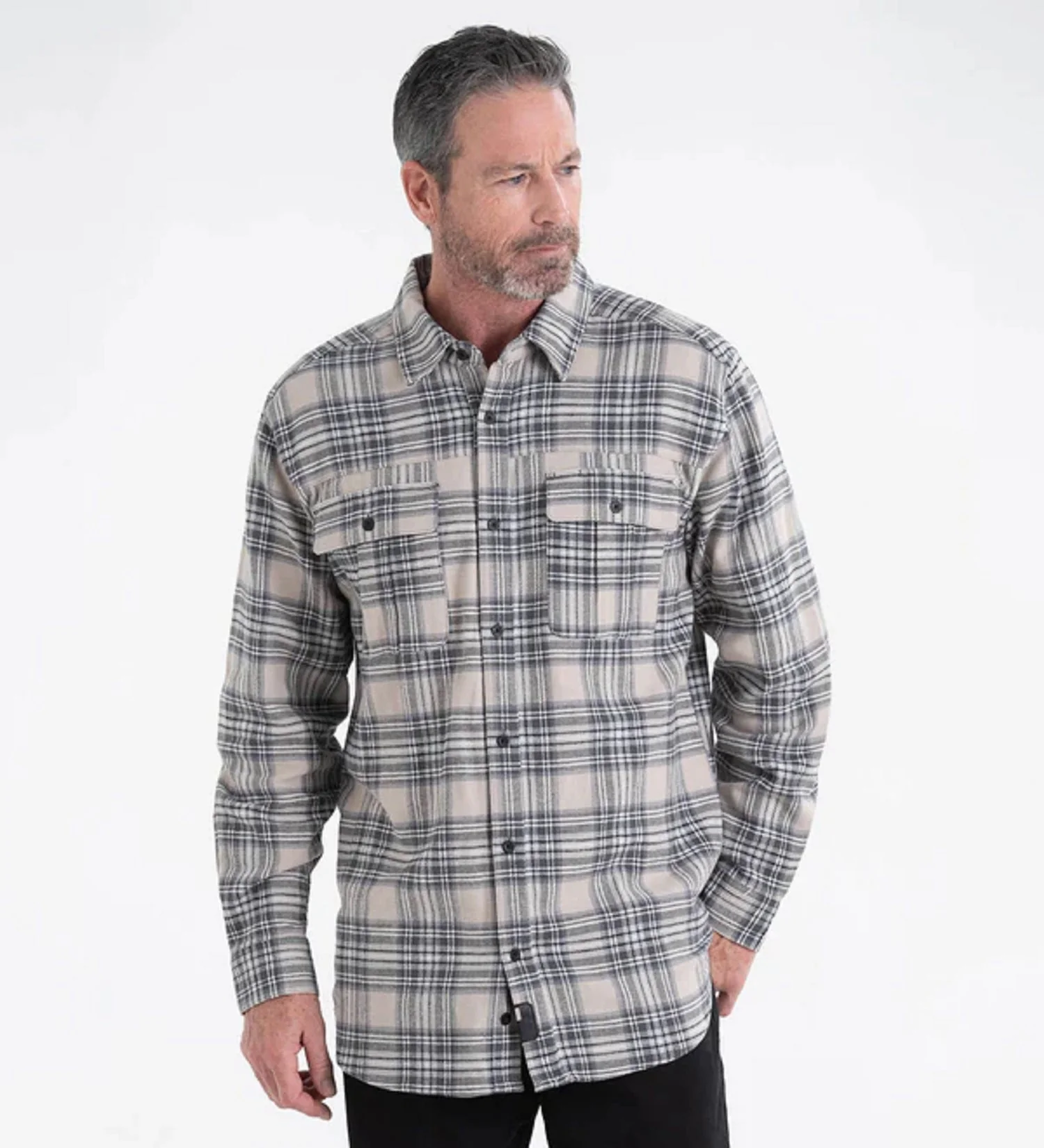 Thorogood Men's Heavyweight Brushed Flannel Button-Down Long Sleeve Work Shirt - Image 11