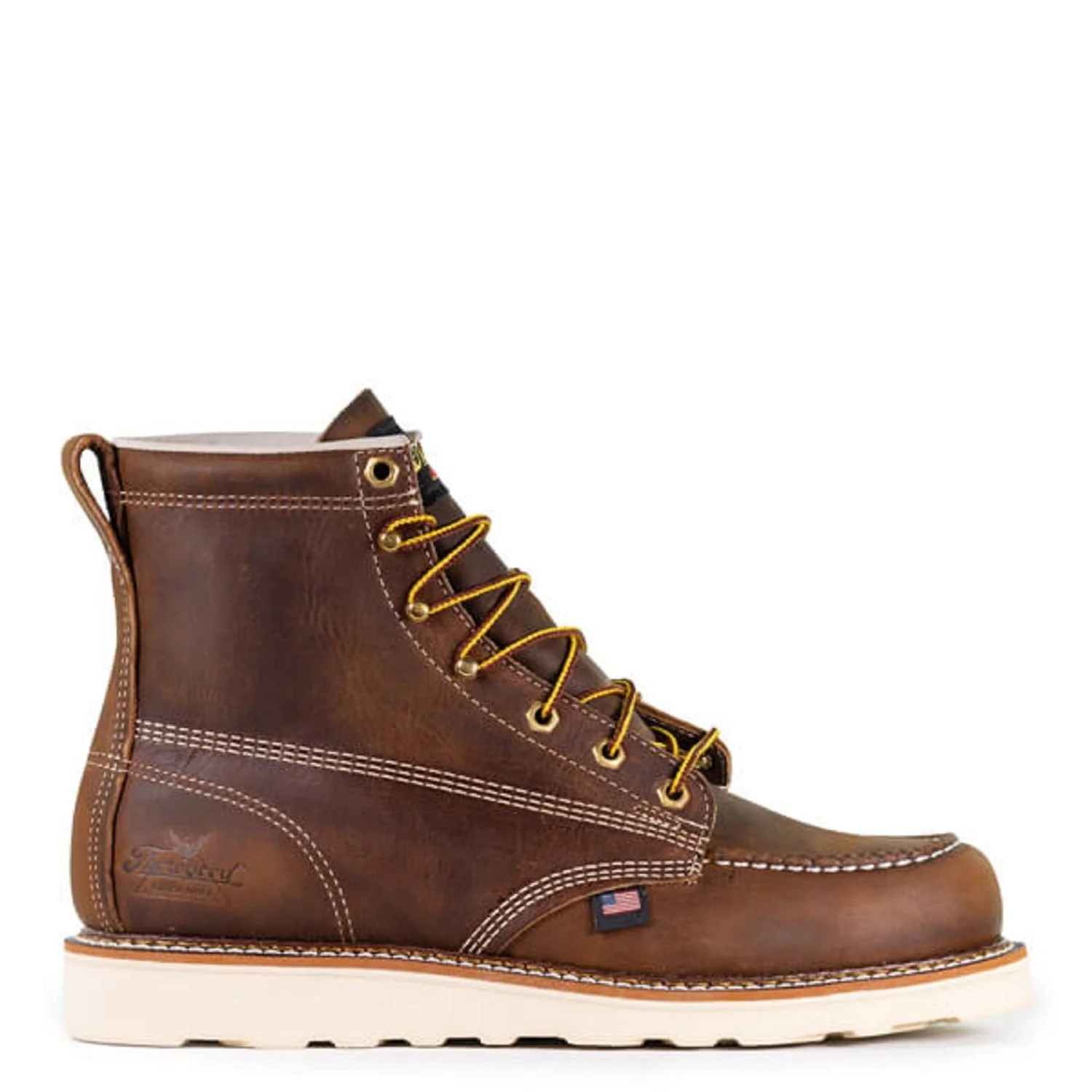 Thorogood Men's American Heritage MAXWear Wedge 6" Moc Toe Work Boot