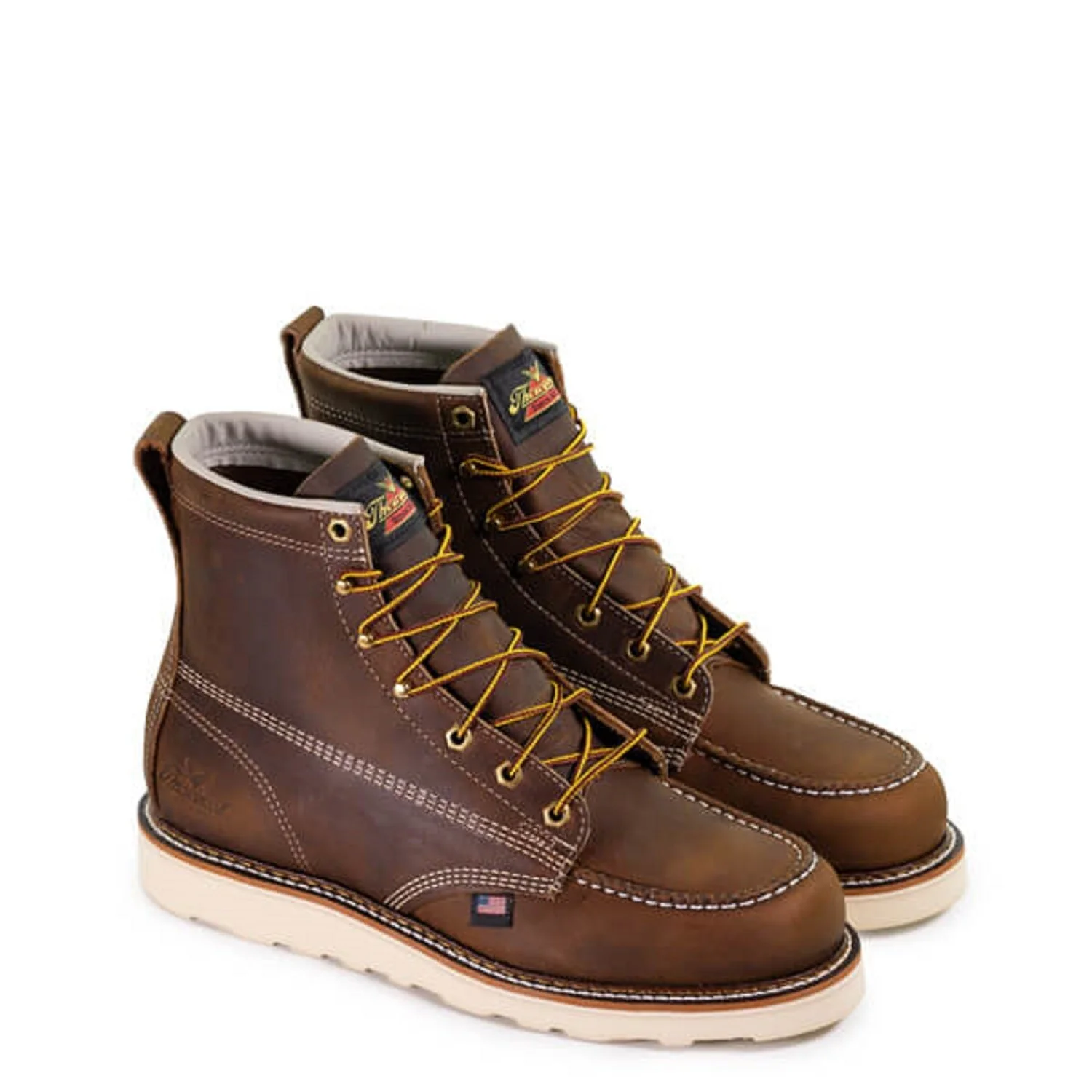 Thorogood Men's American Heritage MAXWear Wedge 6" Moc Toe Work Boot - Image 2
